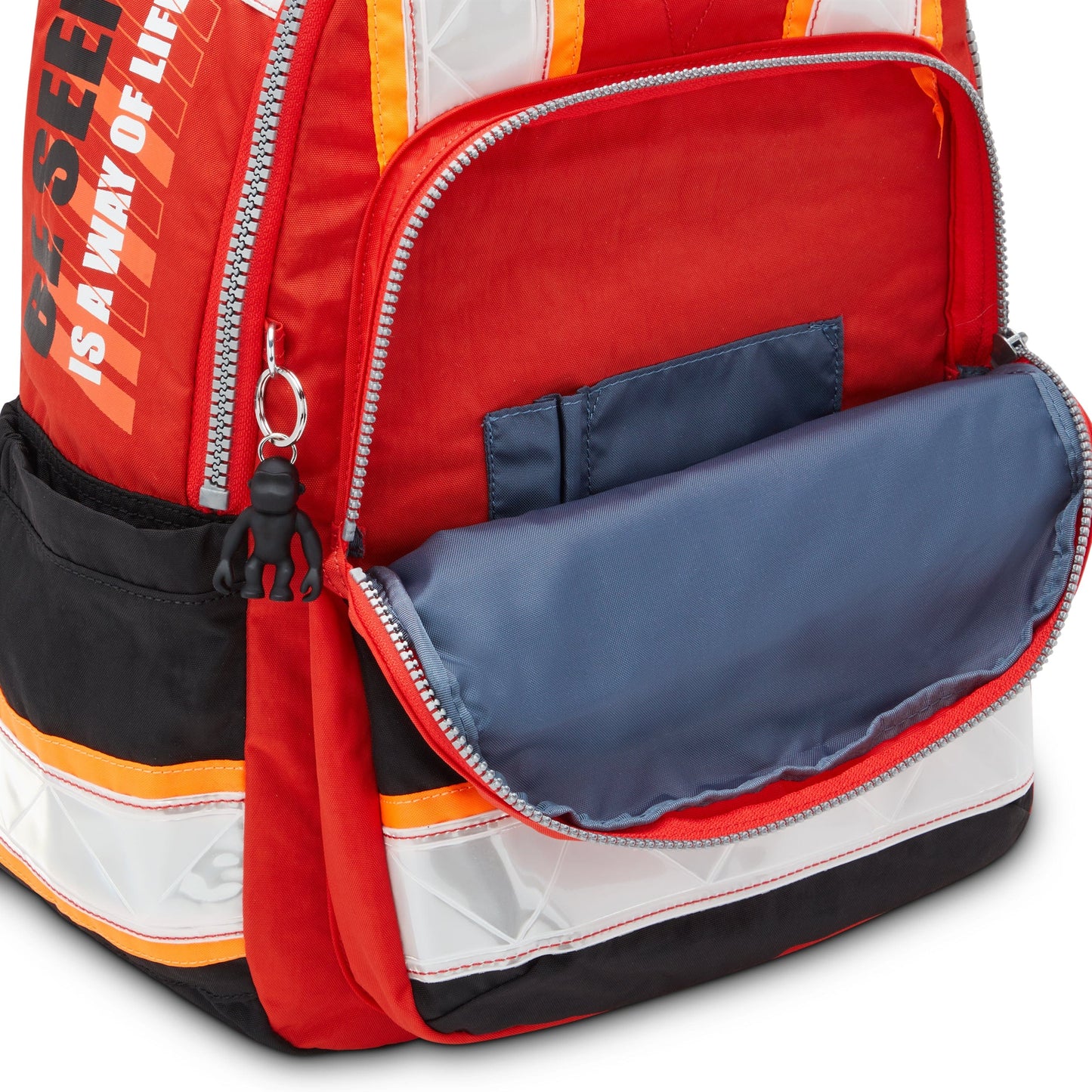 KIPLING-Seoul-Large Backpack-Worker Red C-I6173-O28