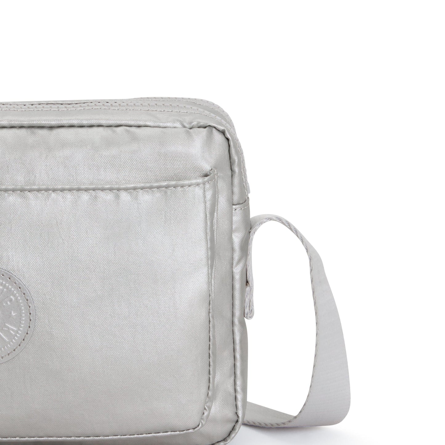 KIPLING-Abanu M-Medium crossbody-Bright Metallic-I6831-QD7
