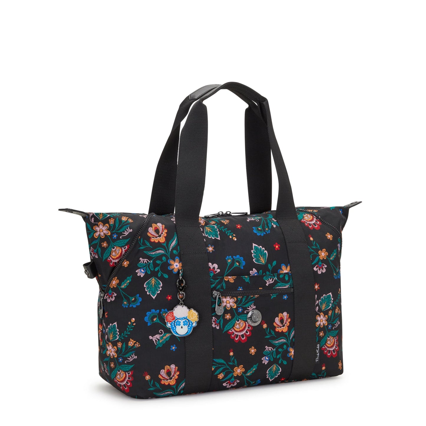 حقيبة Kipling-Art M-Large Tote-Frida Kahlo Floral-I7830-3Nf