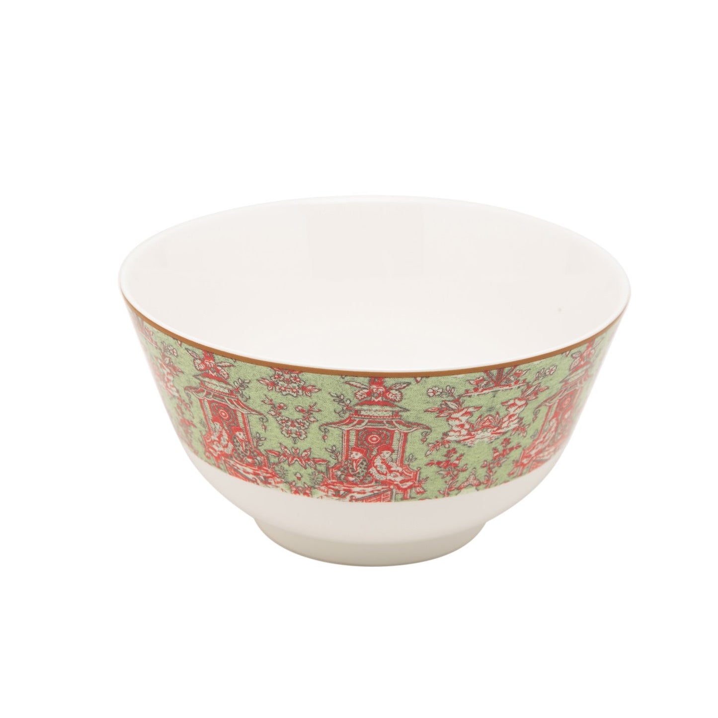 L'atelier FB Toile De Jouy Big Bowl - 17.7 x 9 cm - TC 4718 011 - Jashanmal Home