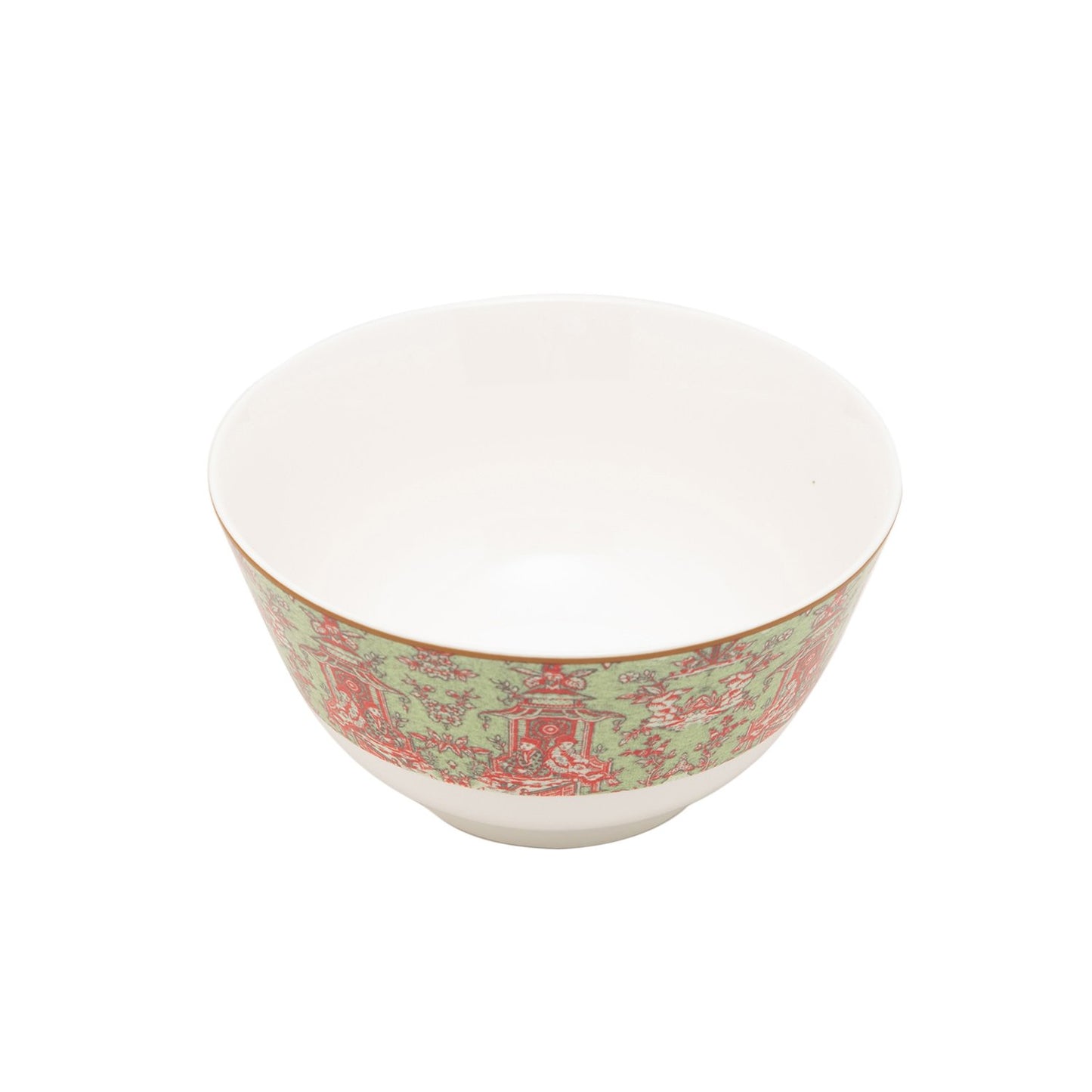 L'atelier FB Toile De Jouy Big Bowl - 17.7 x 9 cm - TC 4718 011 - Jashanmal Home