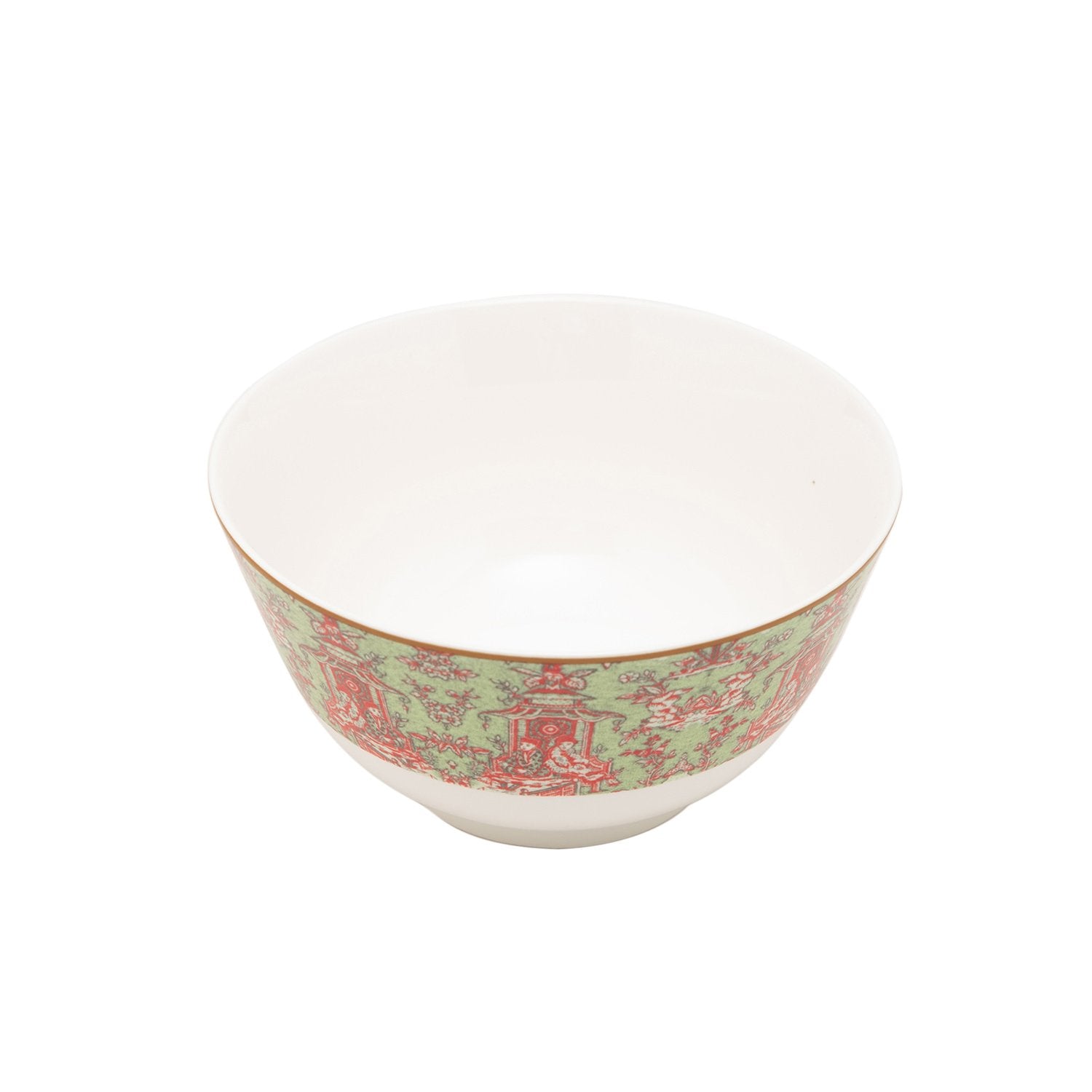 L'atelier FB Toile De Jouy Big Bowl - 17.7 x 9 cm - TC 4718 011 - Jashanmal Home