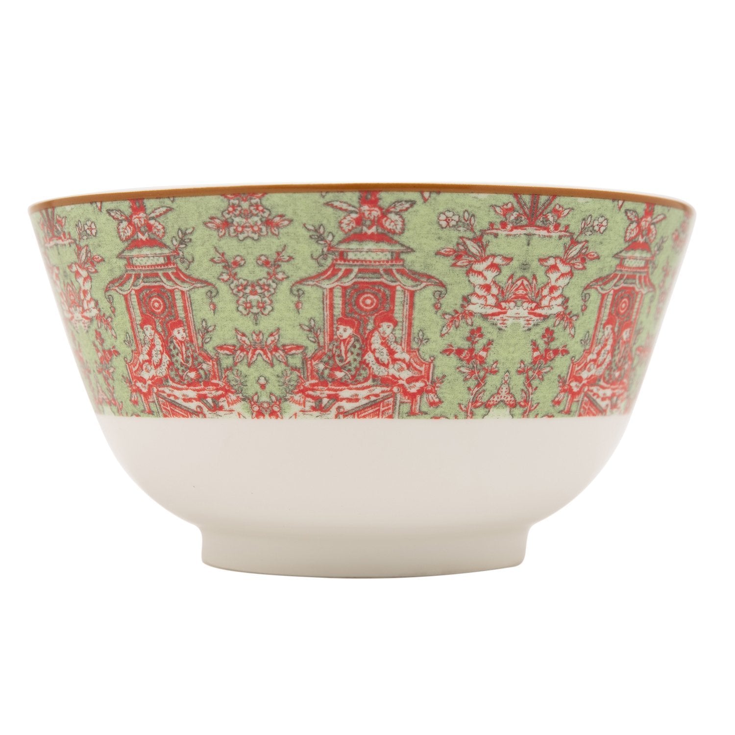 L'atelier FB Toile De Jouy Big Bowl - 17.7 x 9 cm - TC 4718 011 - Jashanmal Home
