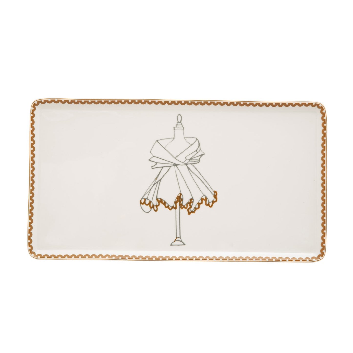 L'atelier FB Dress Rectangular Plate - 27.8 x 15.1 cm - TC 4713 012 - Jashanmal Home
