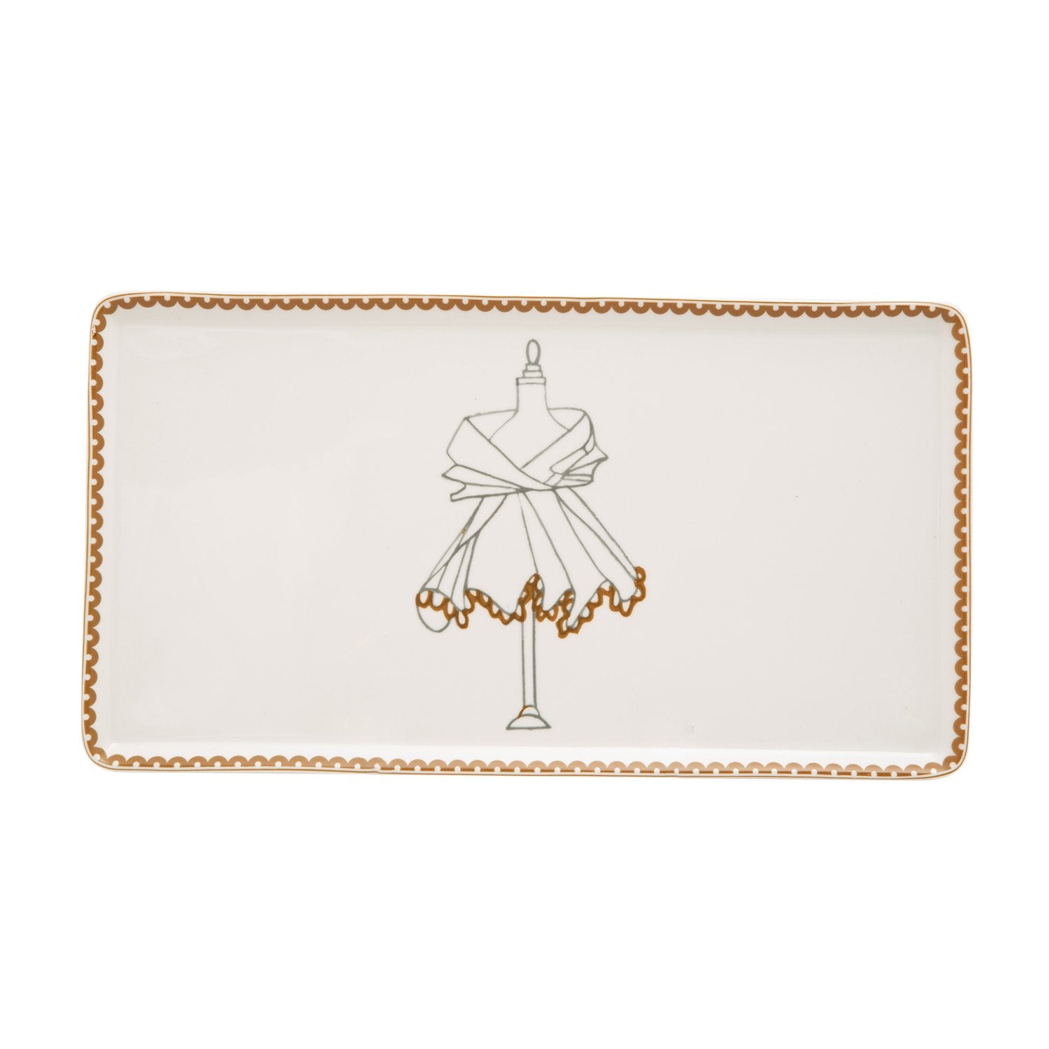 L'atelier FB Dress Rectangular Plate - 27.8 x 15.1 cm - TC 4713 012 - Jashanmal Home