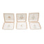 طقم أطباق مربعة من L'Atelier Fb Dress - 11.4 × 11.4 سم، 6 قطع - Tc 4713 014