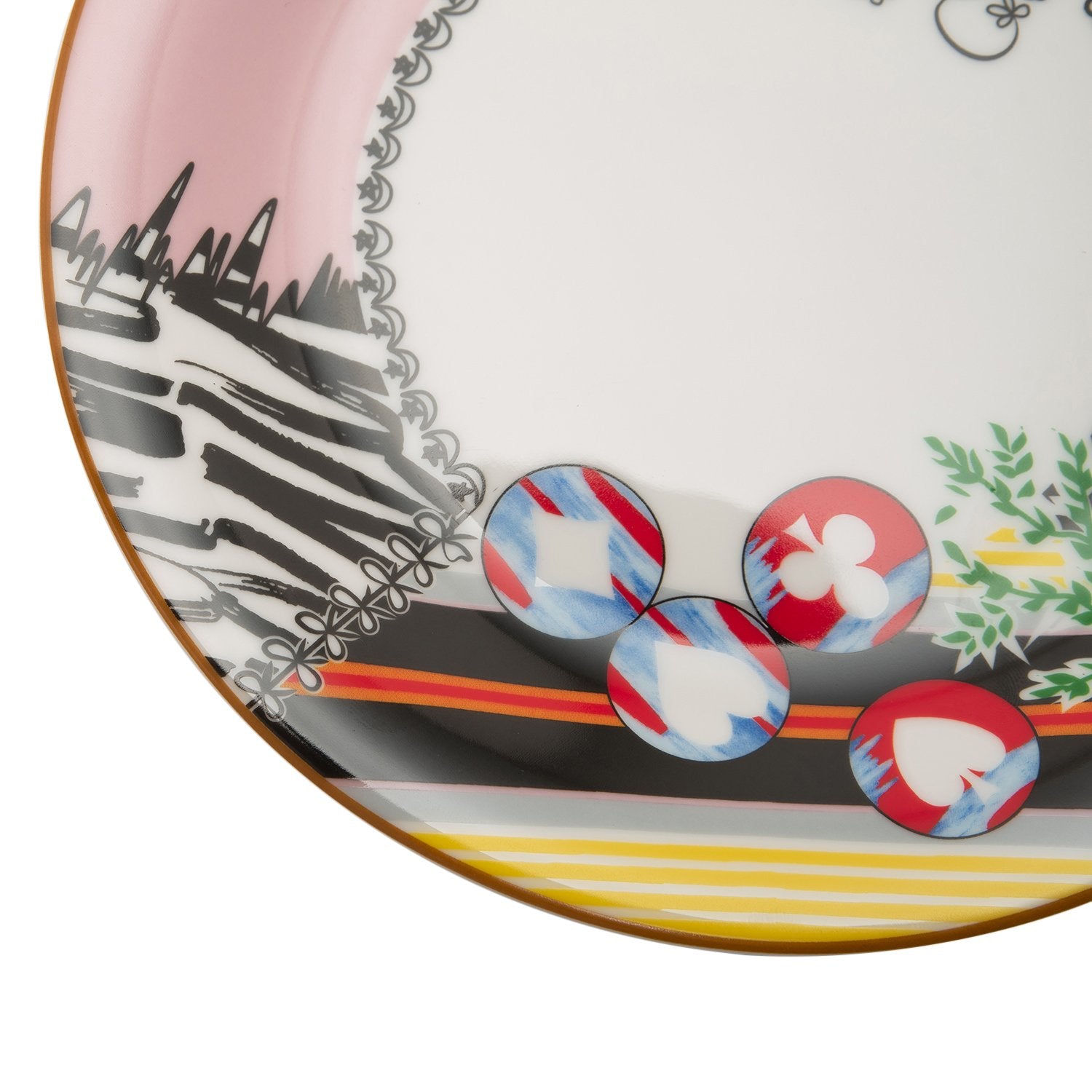 L'atelier FB Design Coupe Shape Salad Plate Set - 23 x 23 cm, 6 Pieces - TC 4719 017 - Jashanmal Home