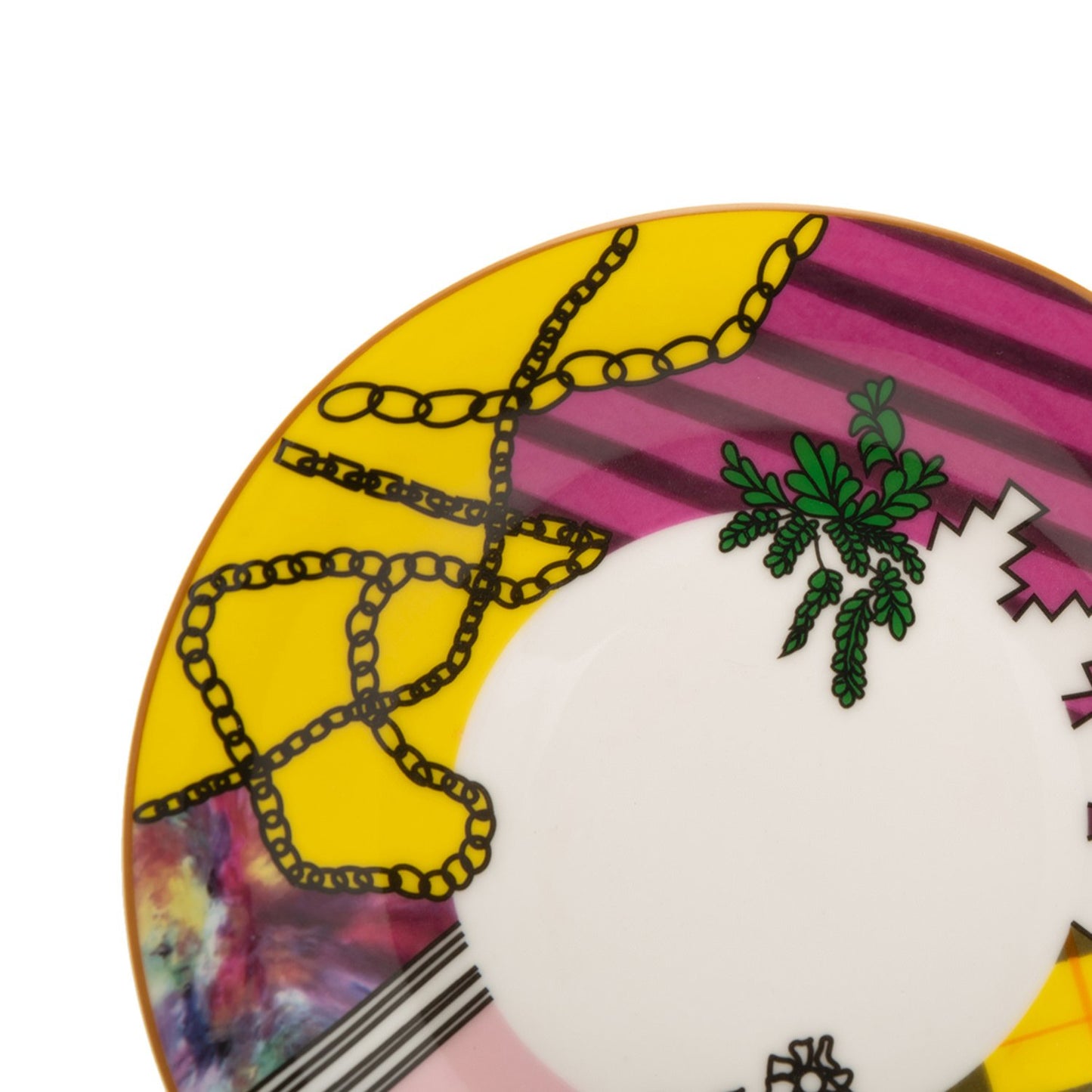 L'atelier FB Design Coupe Shape Dessert Plate Set - 20 x 20 cm, 6 Pieces - TC 4719 018 - Jashanmal Home