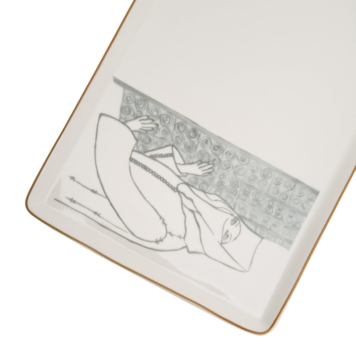 L'atelier FB Zaman Rectangular Plate - 27.8 x 15.1 cm - TC 4712 012 - Jashanmal Home