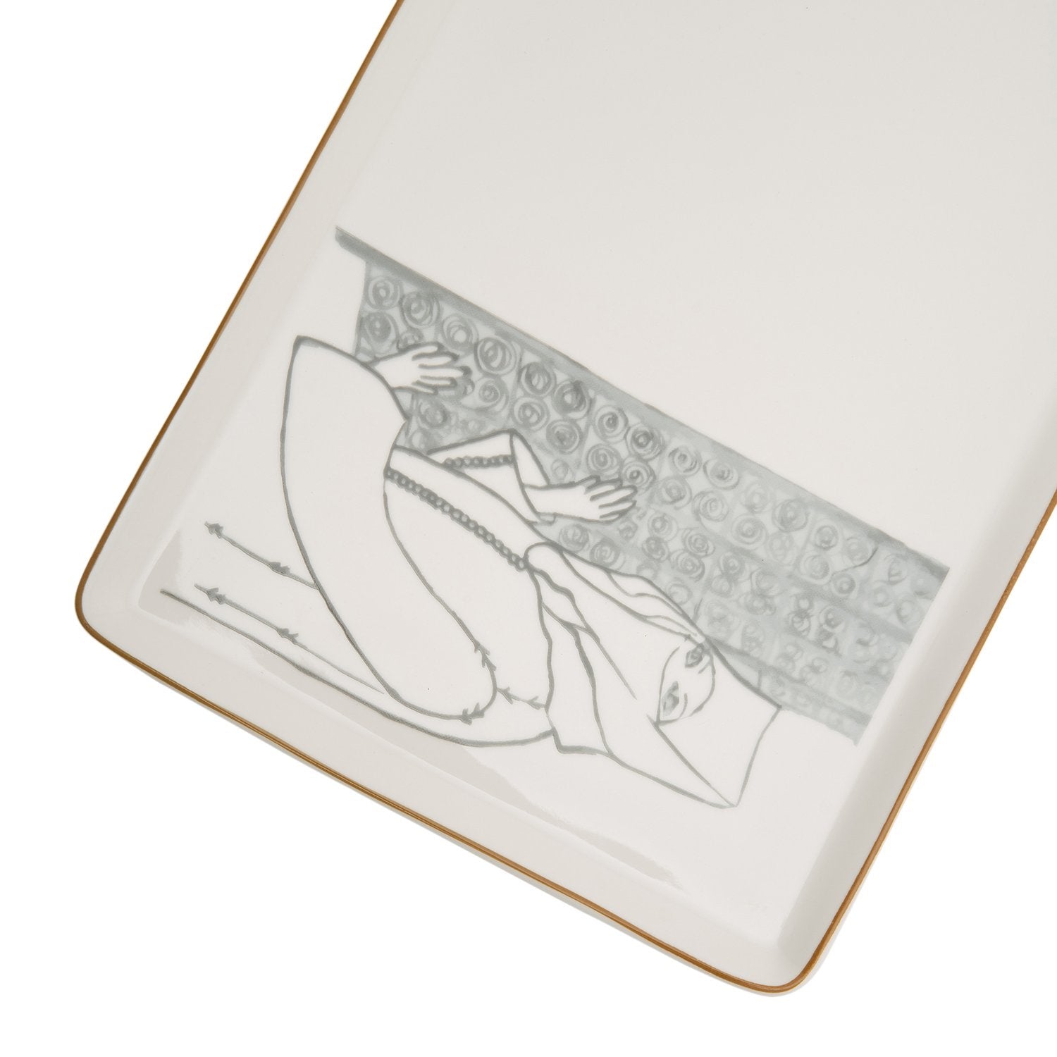 L'atelier FB Zaman Rectangular Plate - 27.8 x 15.1 cm - TC 4712 012 - Jashanmal Home
