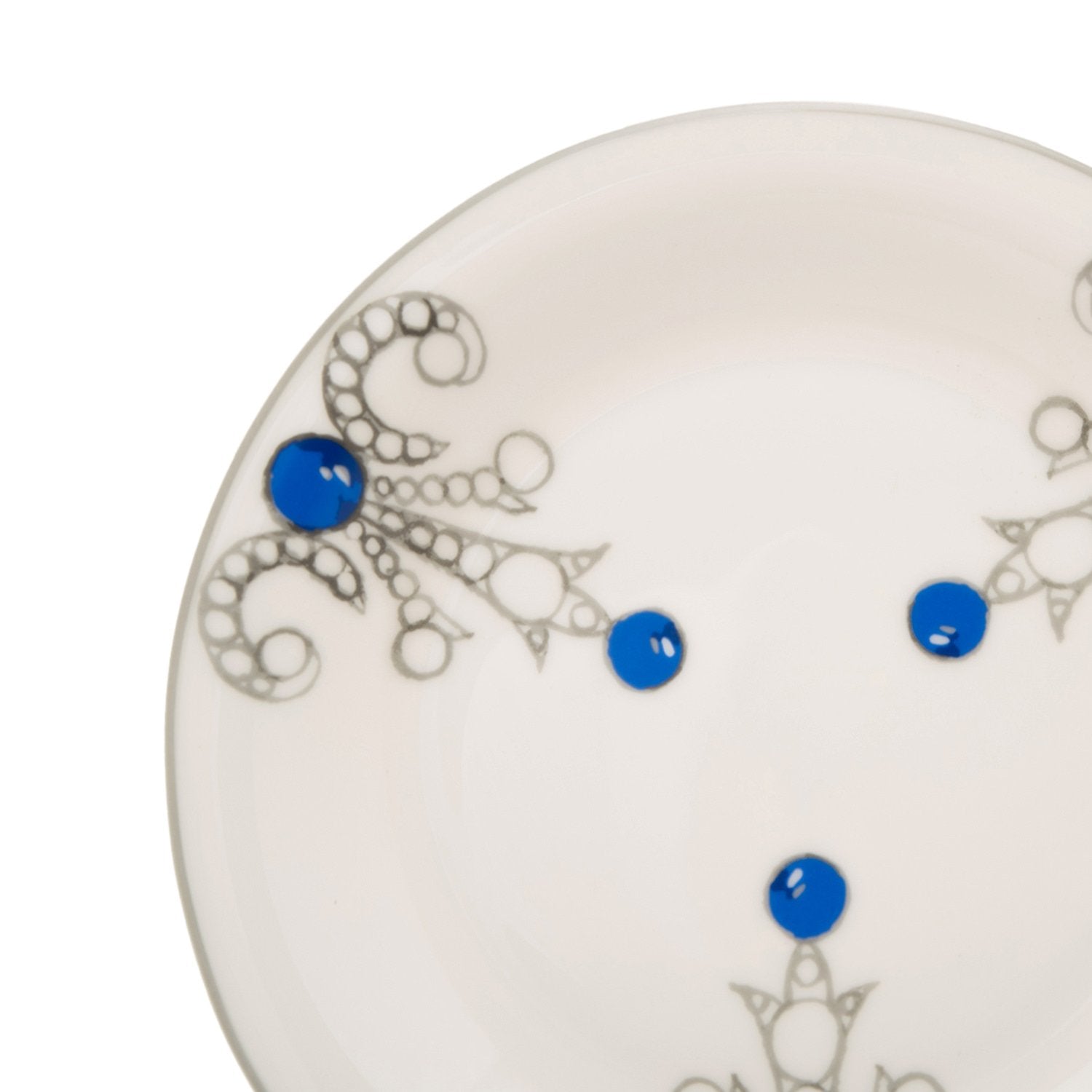 L'atelier FB Sapphire Coupe Shape Salad Plate Set - 23 x 23 cm, 6 Pieces - TC 4716 011 - Jashanmal Home