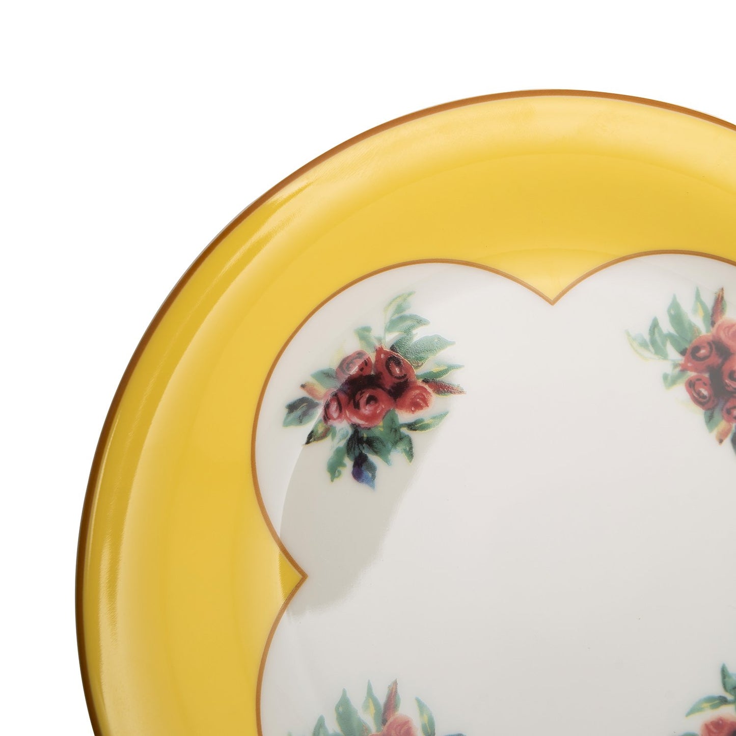 L'atelier FB Pastel Coupe Shape Salad Plate Set - 23 x 23 cm, 6 Pieces - TC 4717 011 - Jashanmal Home