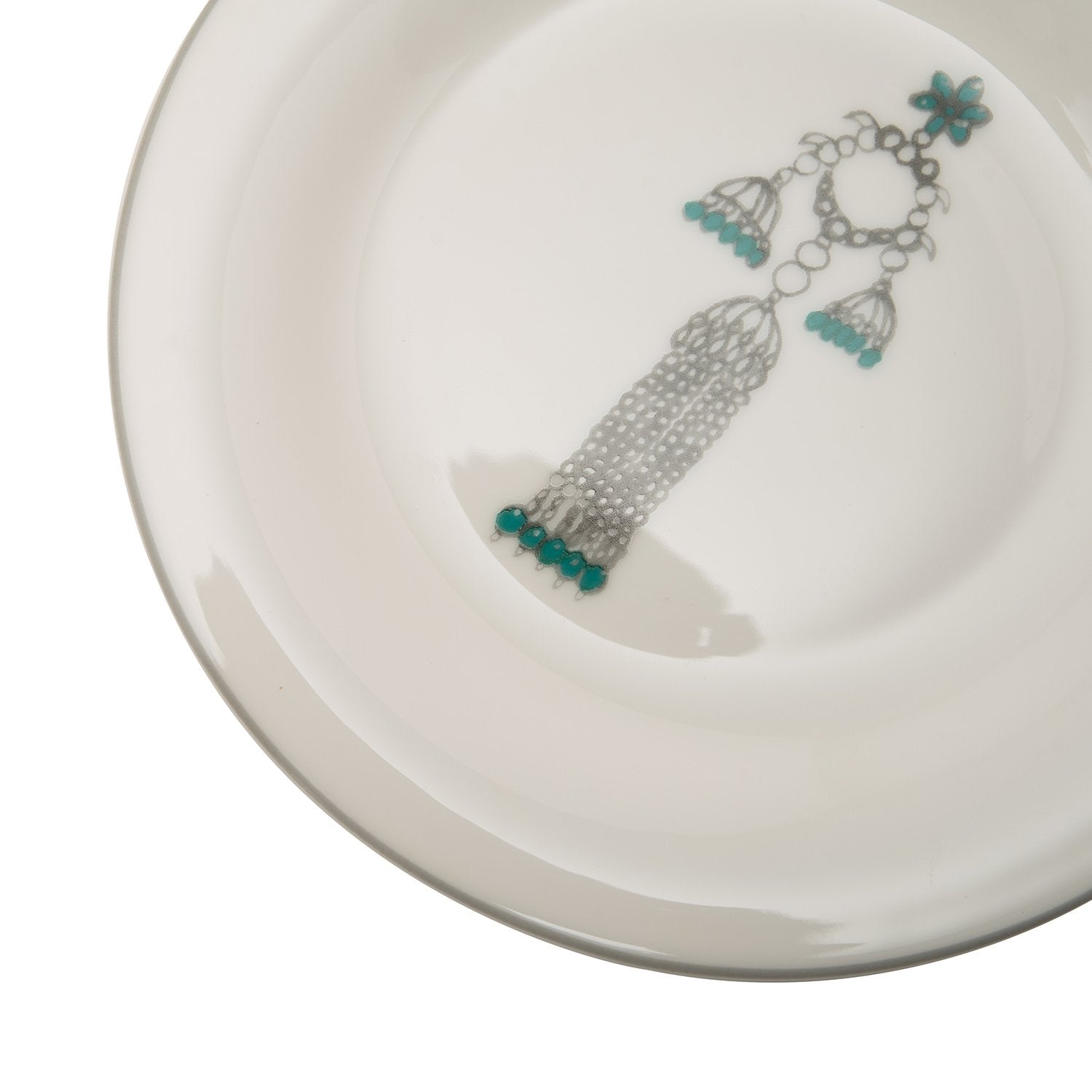 L'atelier FB Emerald Coupe Shape Dessert Plate Set - 20 x 20 cm, 6 Pieces - TC 4711 012 - Jashanmal Home