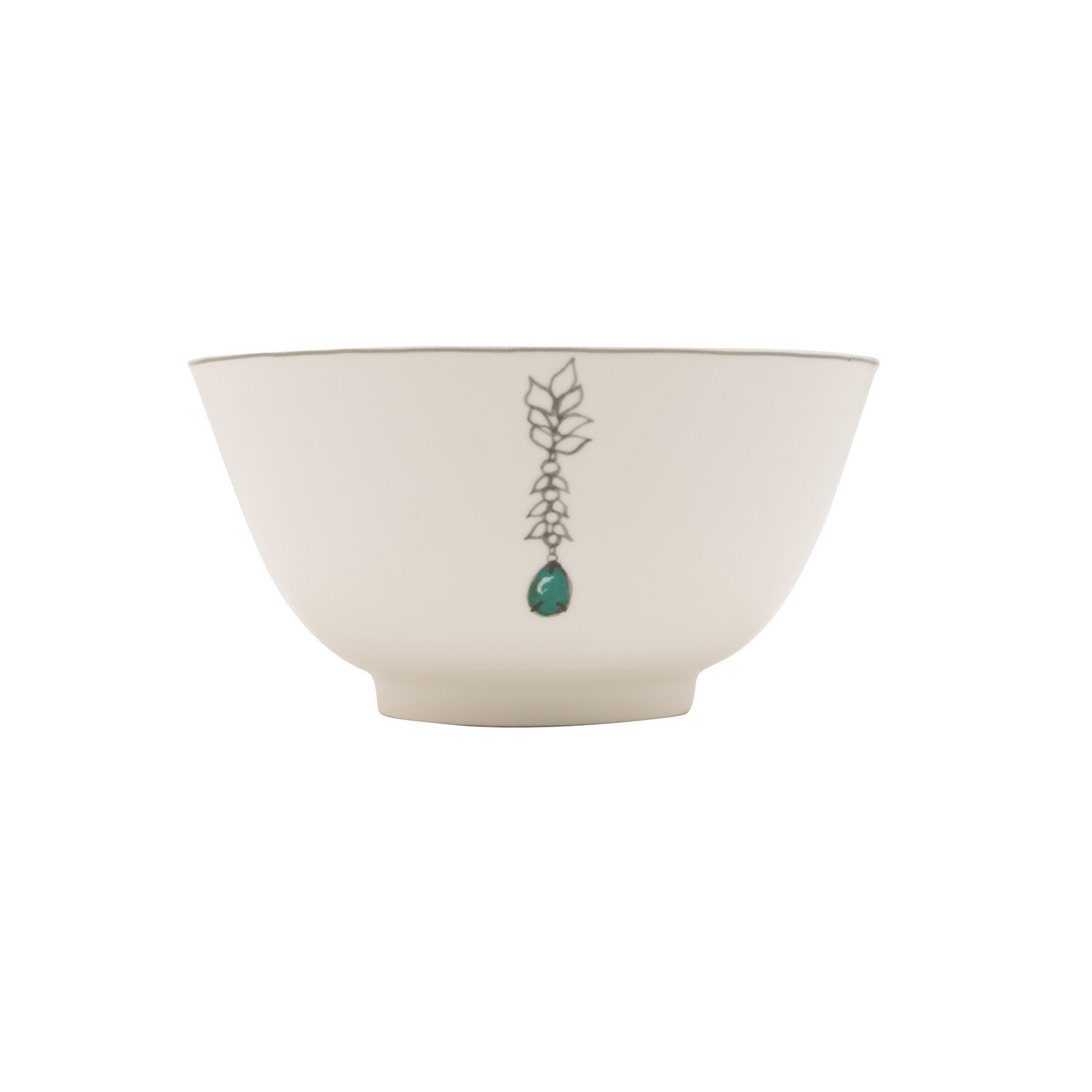 L'atelier FB Emerald Bowl Set - 12.8 x 6.8 cm, 6 Pieces - TC 4711 014 - Jashanmal Home