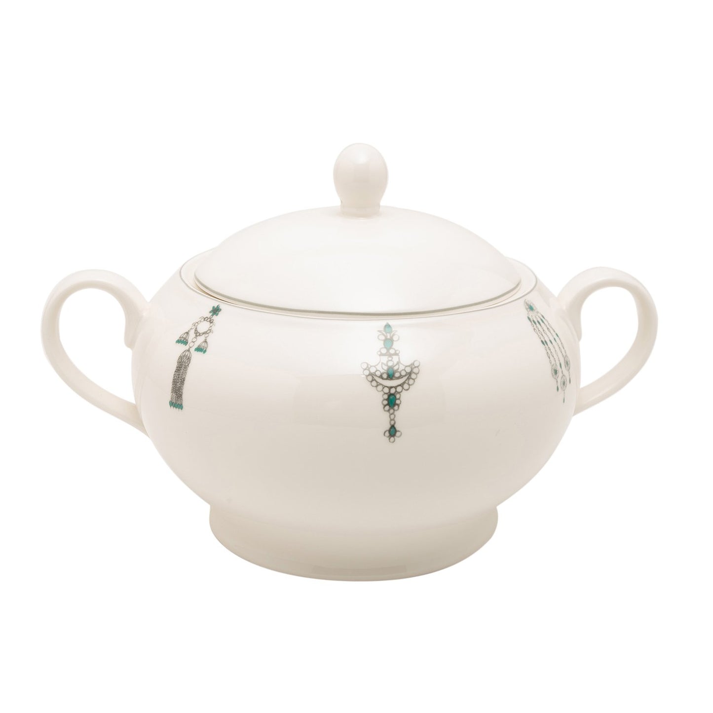 L'atelier FB Emerald Soup Tureen with Lid - 2800 cc. - TC 4711 015 - Jashanmal Home