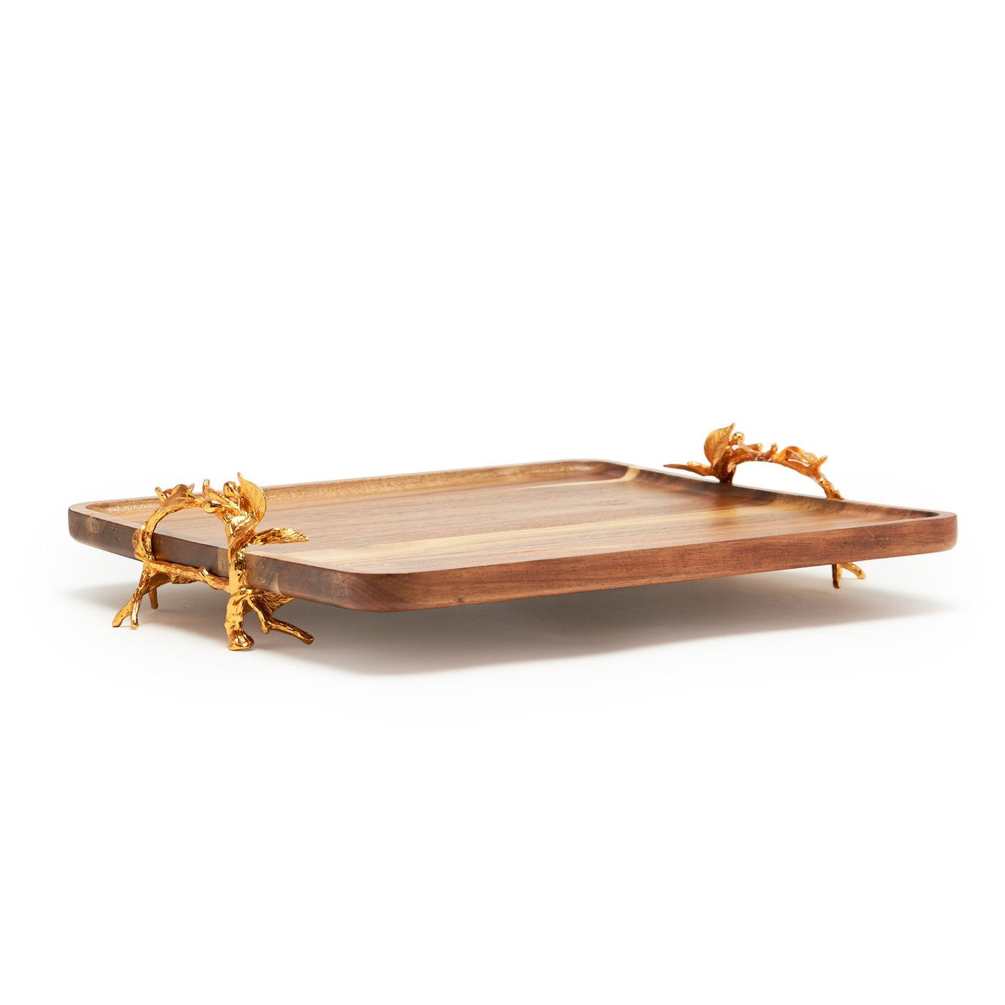 OTANTIK  SQUARE WOODED TRAY - T-2
