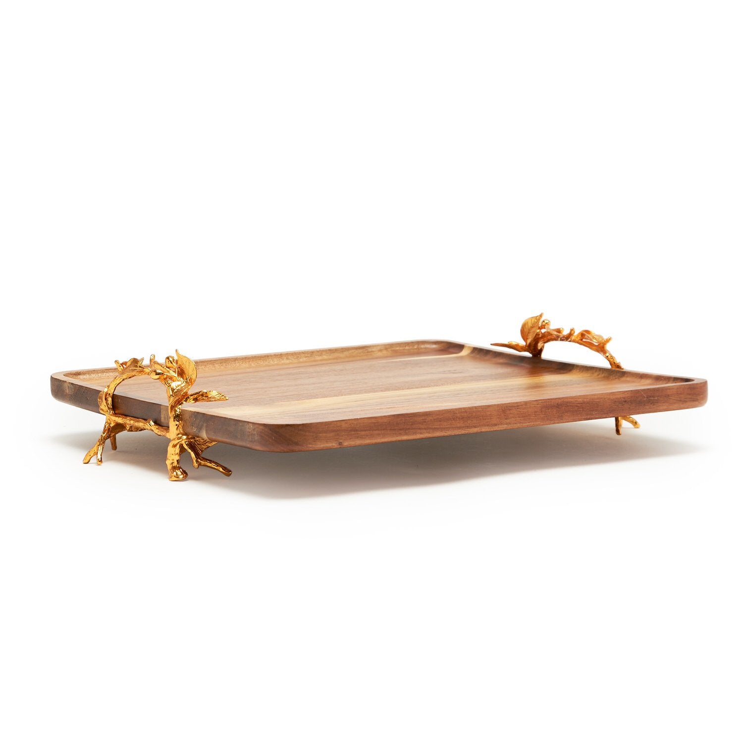 OTANTIK  SQUARE WOODED TRAY - T-2