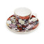 طقم أكواب قهوة وصحن كاتريونا ١٢ قطعة - S18426A-Flo-Cns019