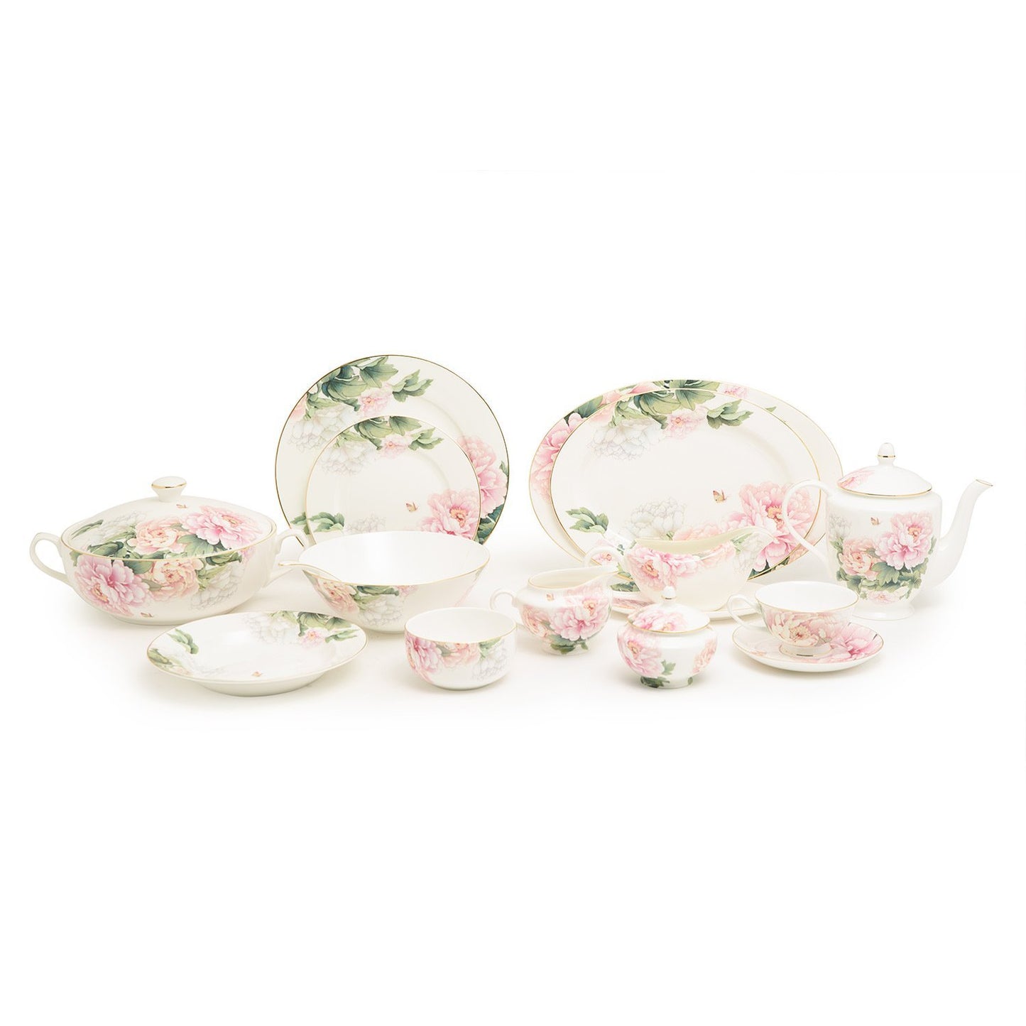 Stechcol Reene Fbc Dinner Set - 85 Pieces - S14182C-CLR-DIN85A