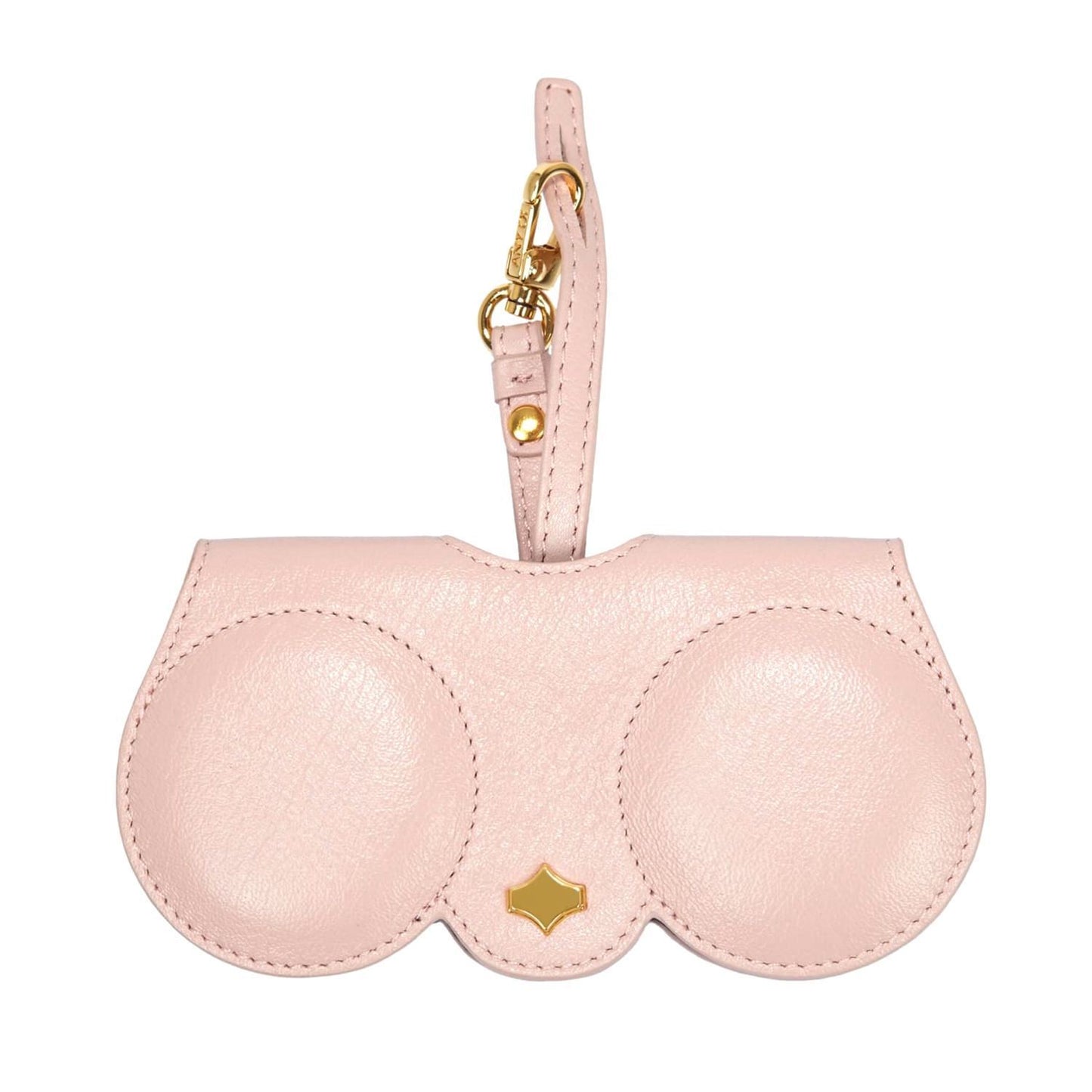 Any Di Cowhide Leather Sunglasses Cover - Pink - SP101602-PK - Jashanmal Home