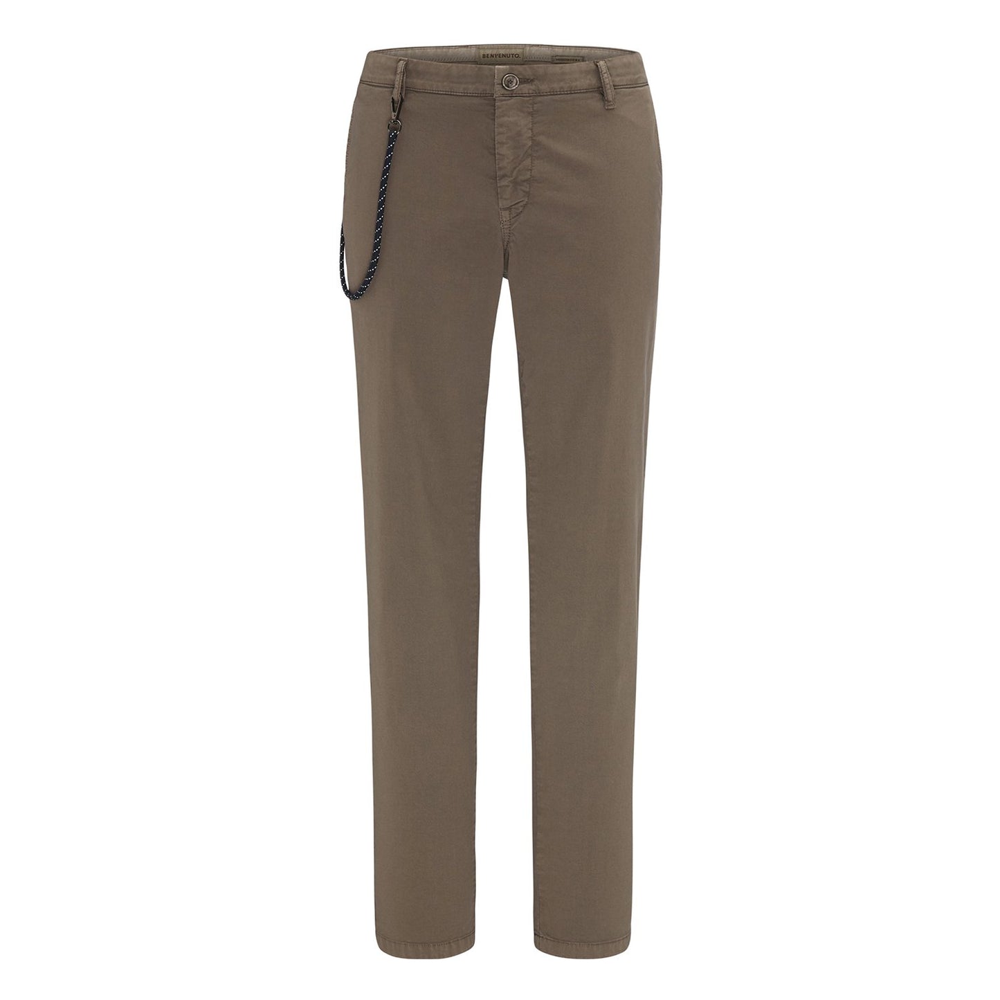 Benvenuto Plain Casual Trousers - Green - 69630 0732 48