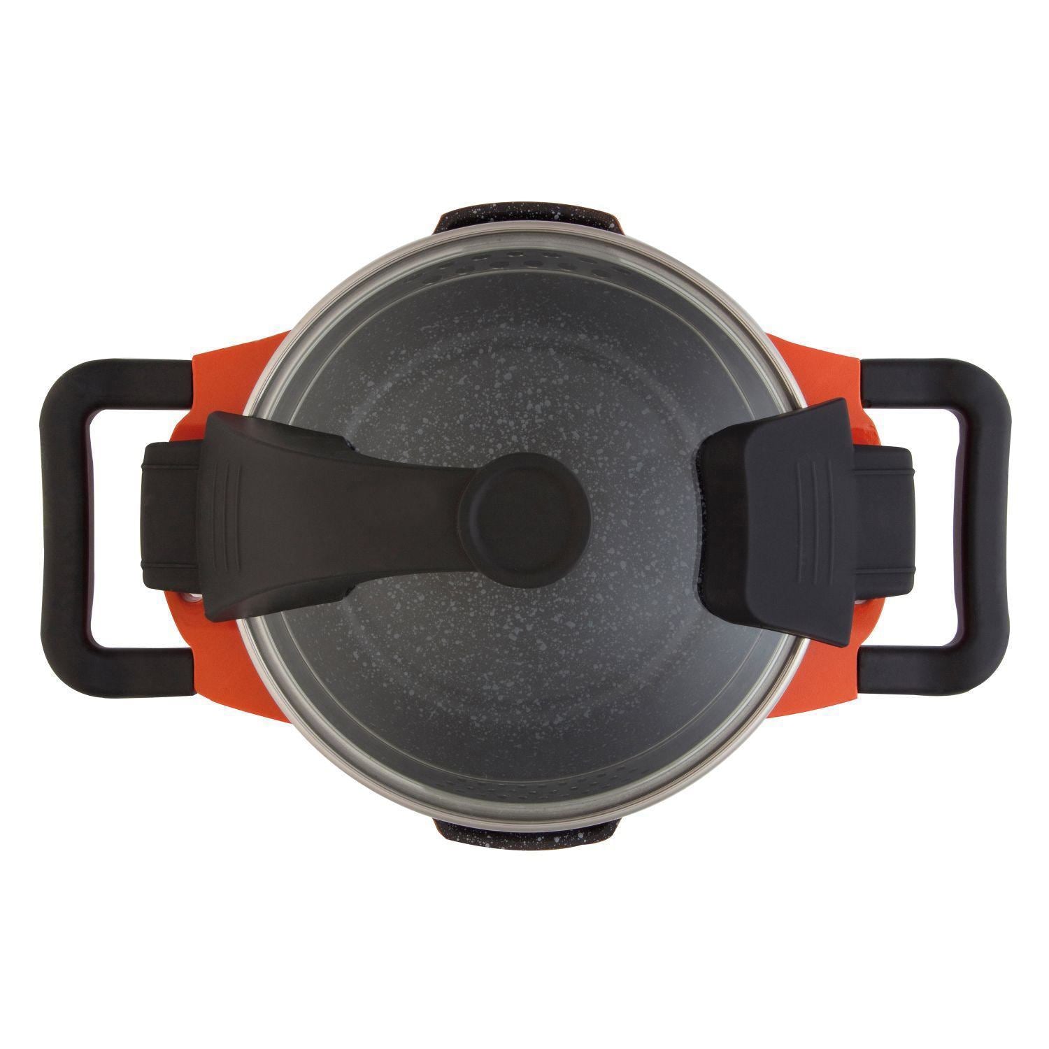 Berghoff Virgo Covered Casserole - Orange, 16 cm - 2304900 - Jashanmal Home