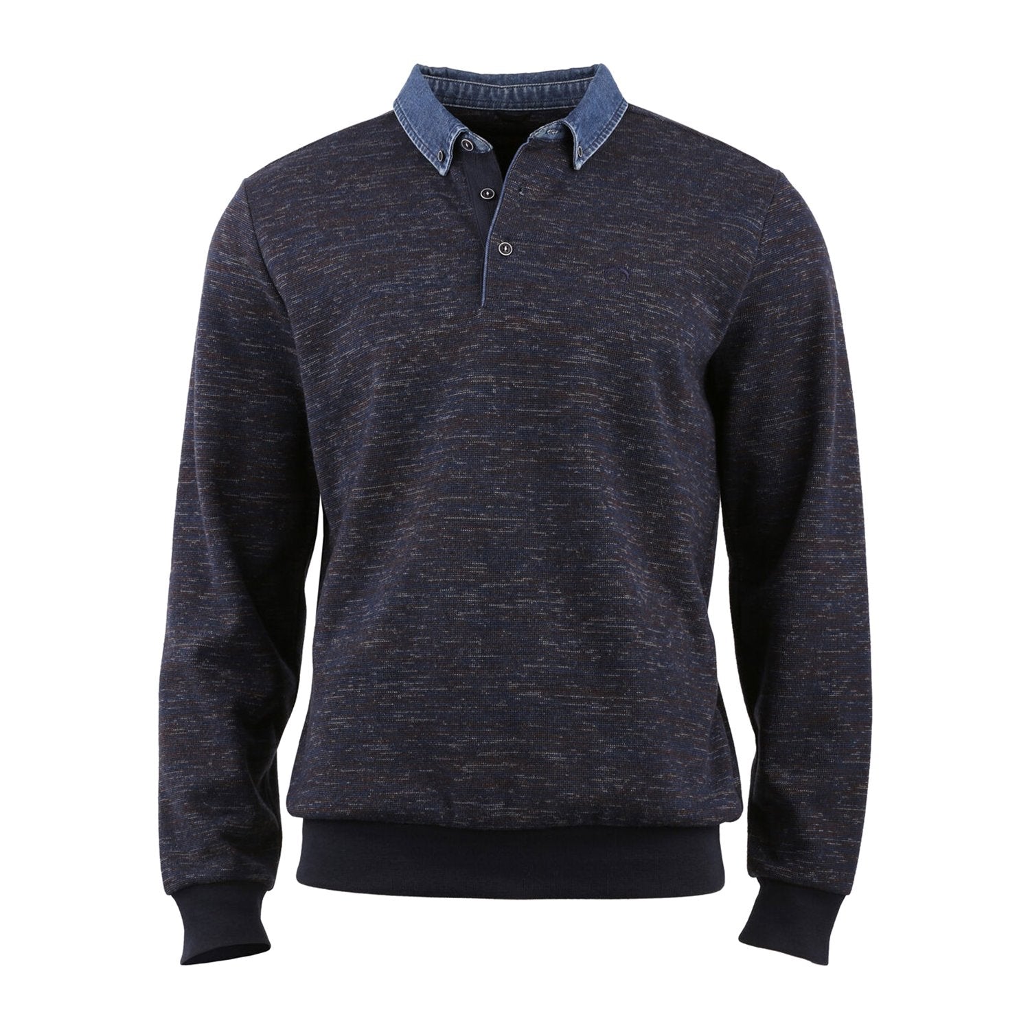 Campione Melange Men's Sweatshirt - Blue - 2097213 83409 L