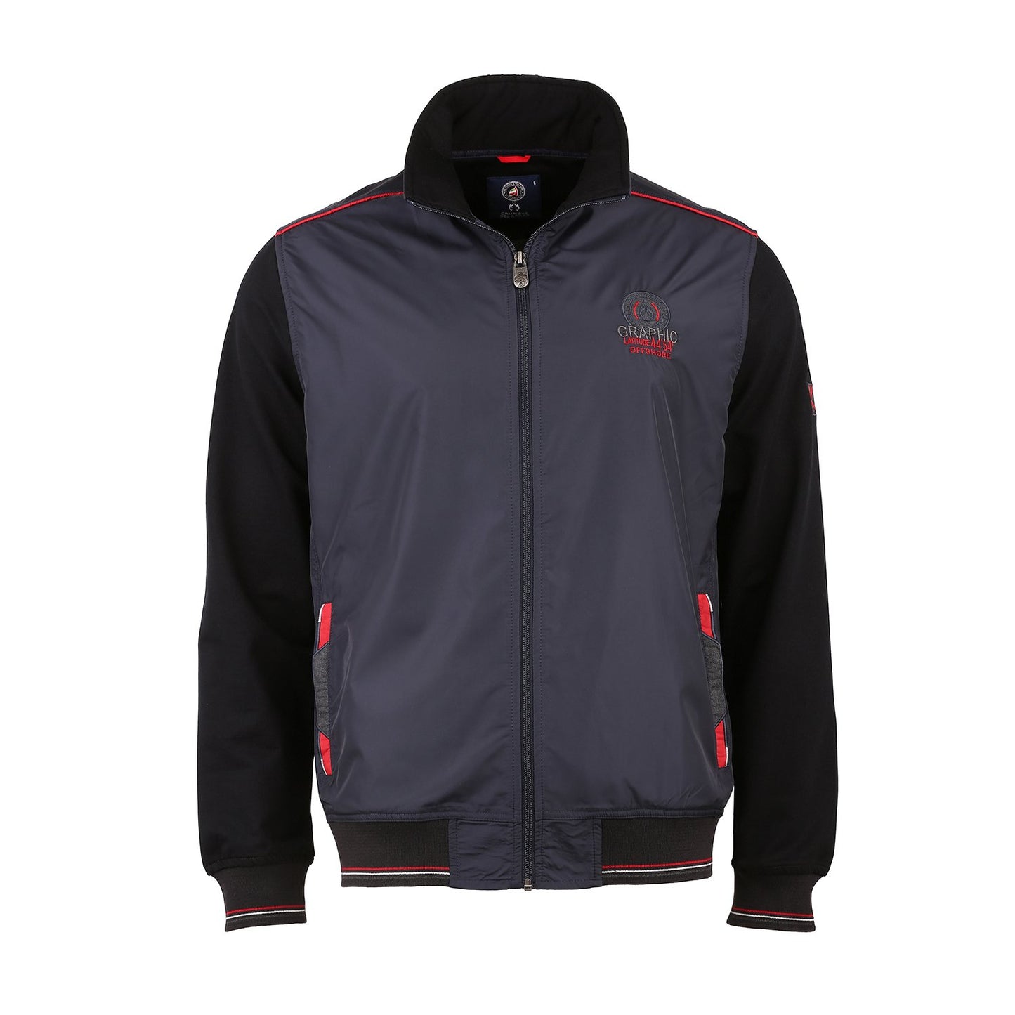 Campione Maritime Sweat Jacket - Navy Blue - 2317020 85411 M