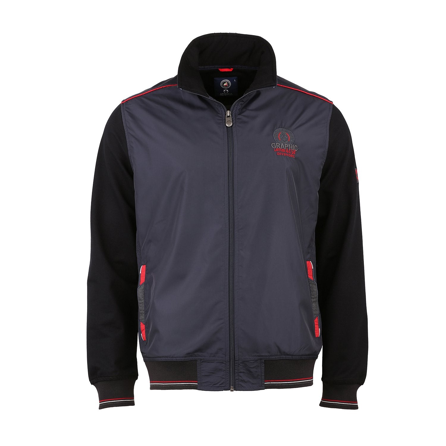 Campione Maritime Sweat Jacket - Navy Blue - 2317020 85411 M