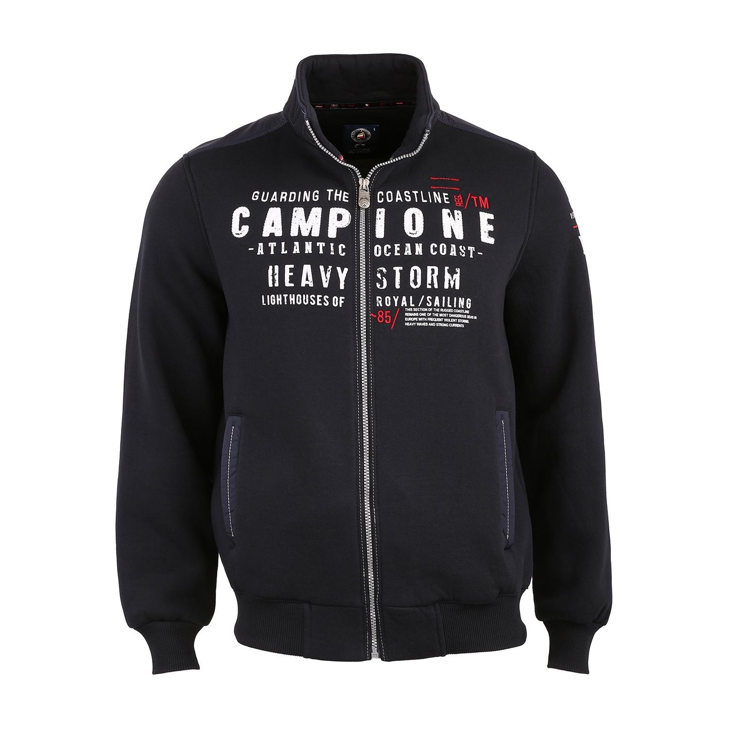 Campione Sporty Sweat Jacket - Navy Blue - 2427020 85400 L