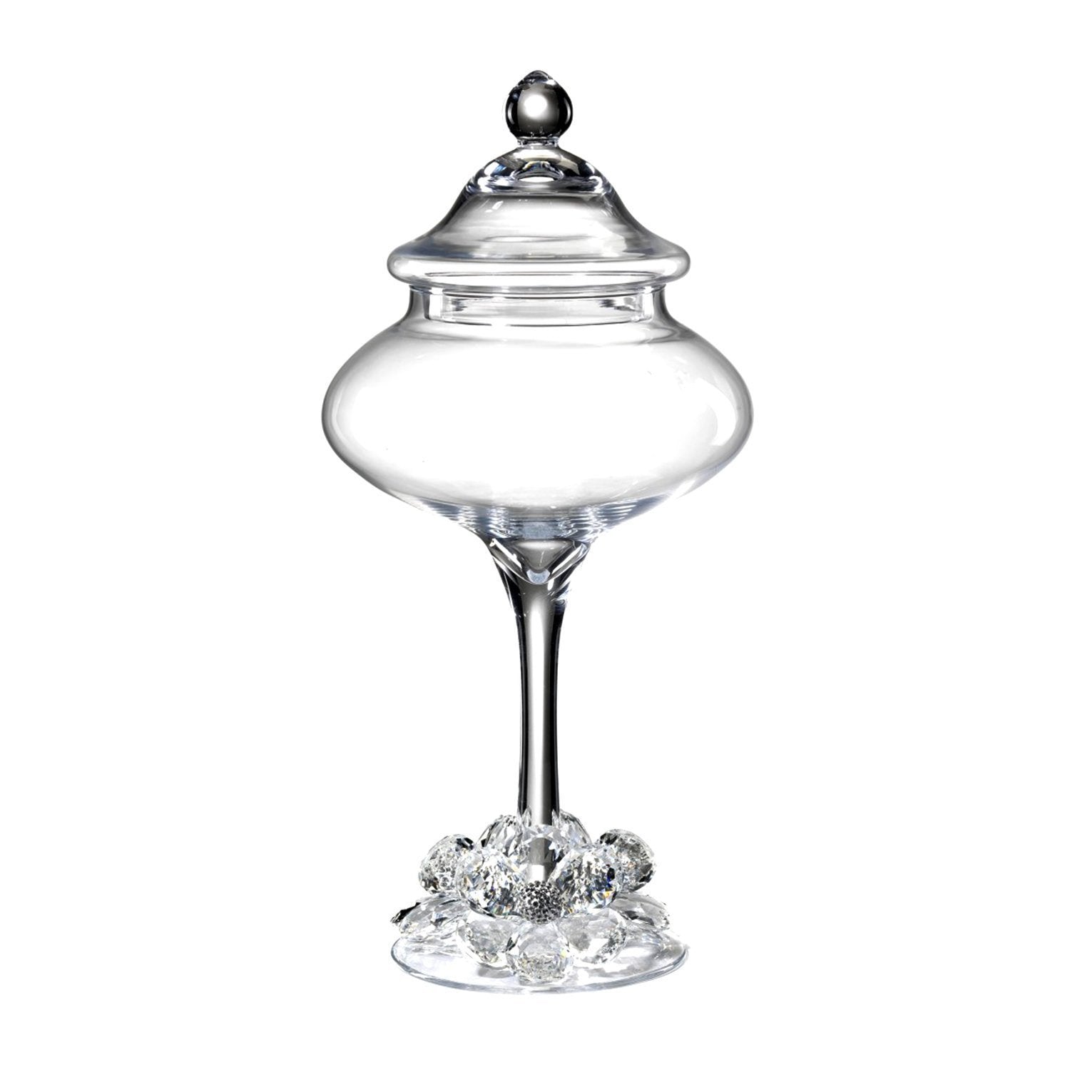 Debora Carlucci Crystal Flowers Glass Confetti Box - 20 x 42 cm - DC5516