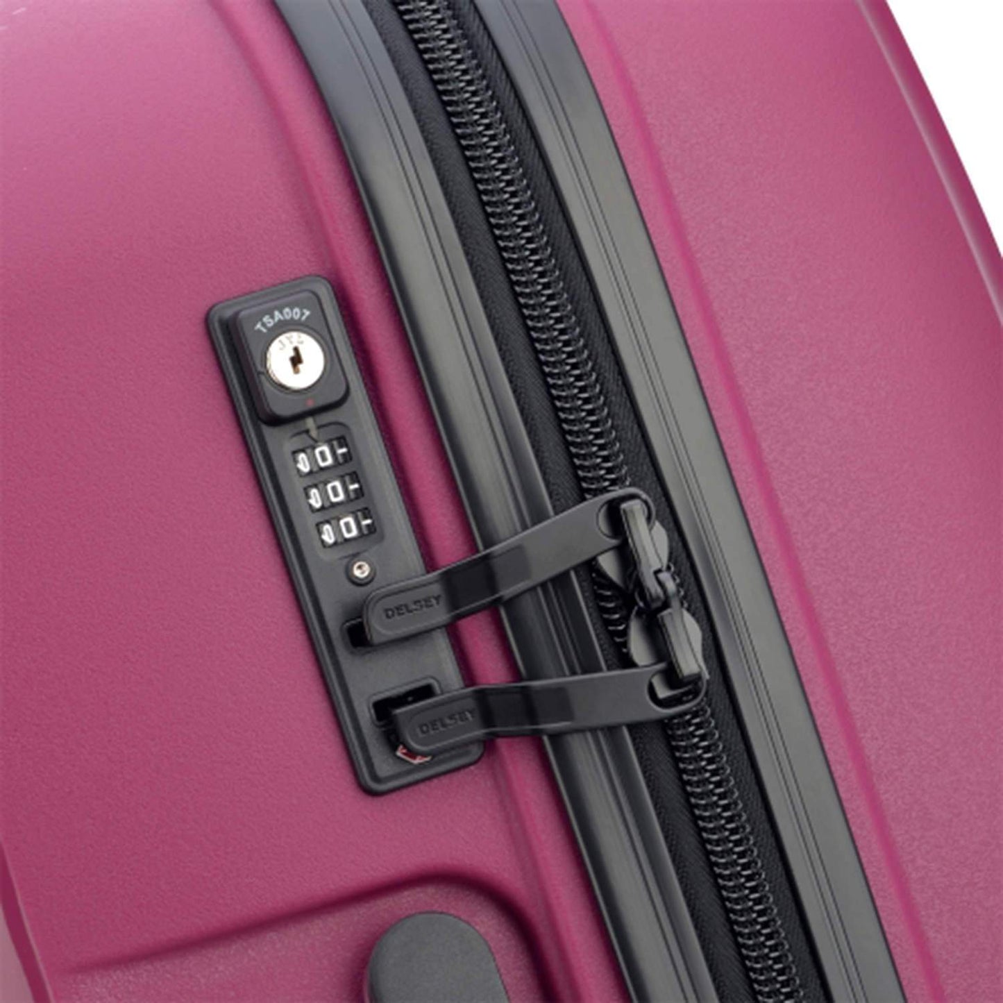 Delsey Belmont 4 Wheel Trolley Case - Raspberry - 00384082019 RASPBERRY - Jashanmal Home