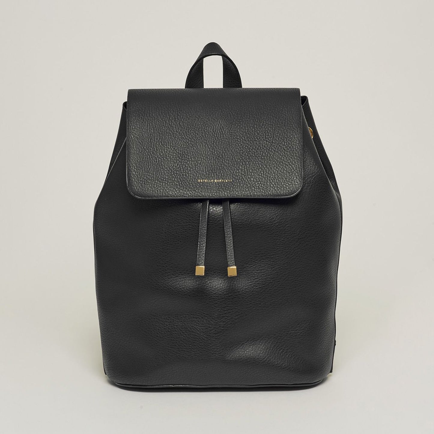 Estella Bartlett Copperfield Drawstring Backpack - Black Stone Tag & Dinosaur Charm - EBP3273