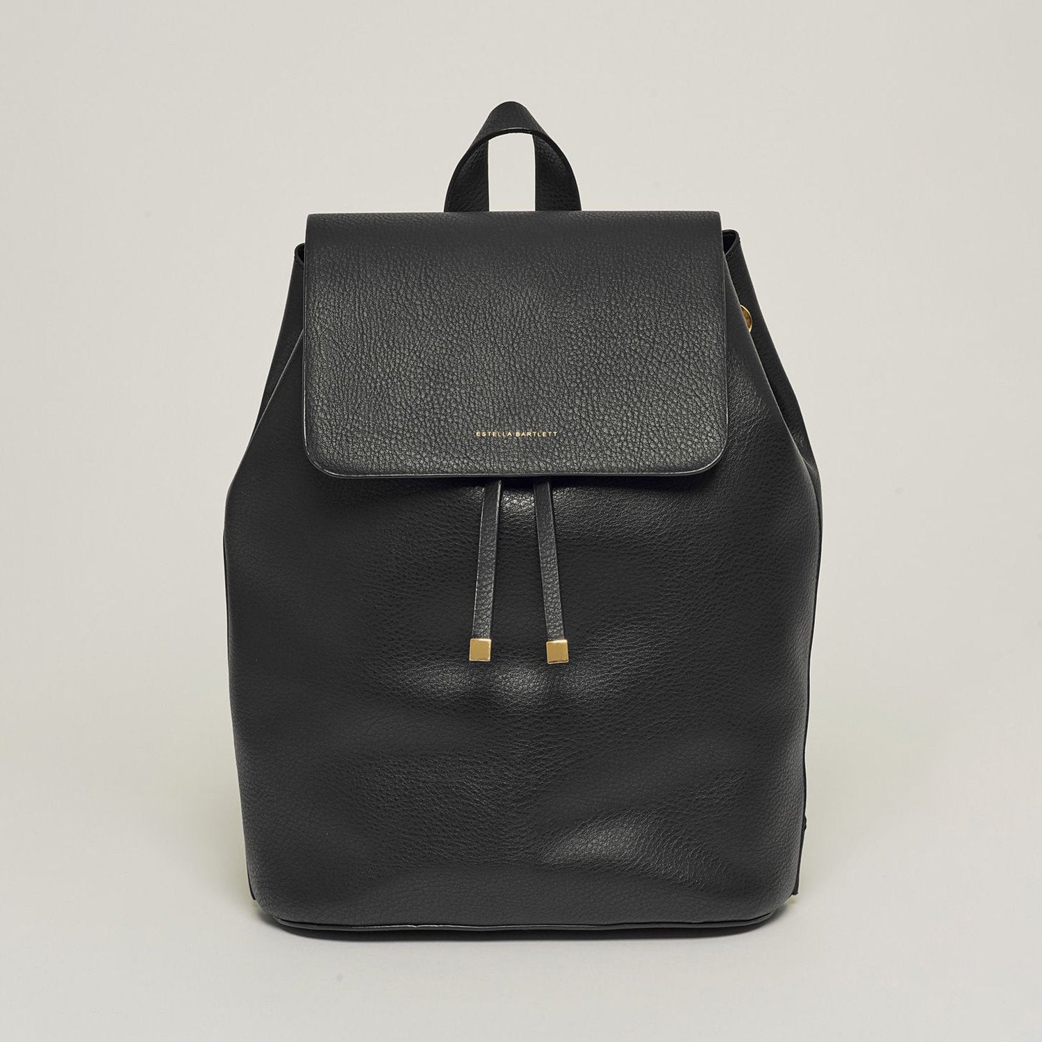 Estella Bartlett Copperfield Drawstring Backpack - Black Stone Tag & Dinosaur Charm - EBP3273