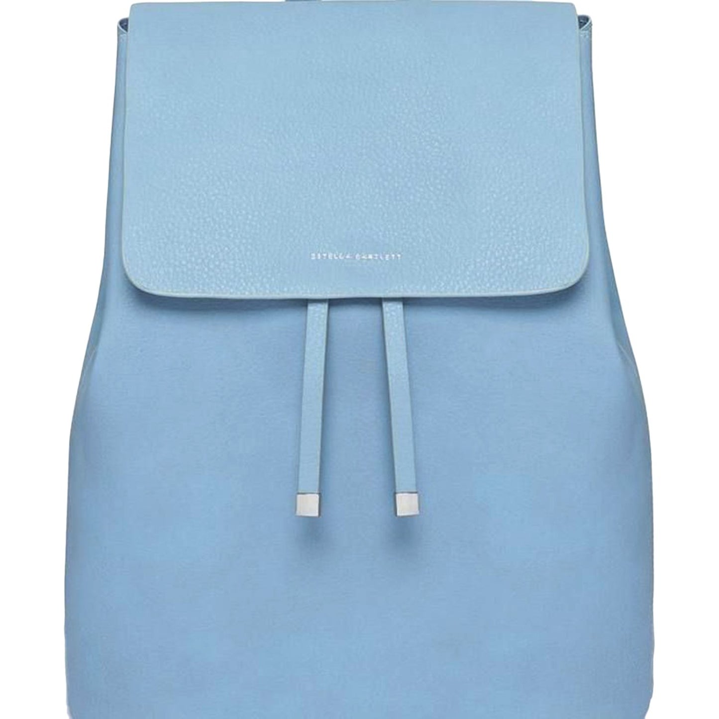 Estella Bartlett Copperfield Drawstring Backpack - Sky Blue with Bagtag Stone and Dinosaur Charm - EBP3516