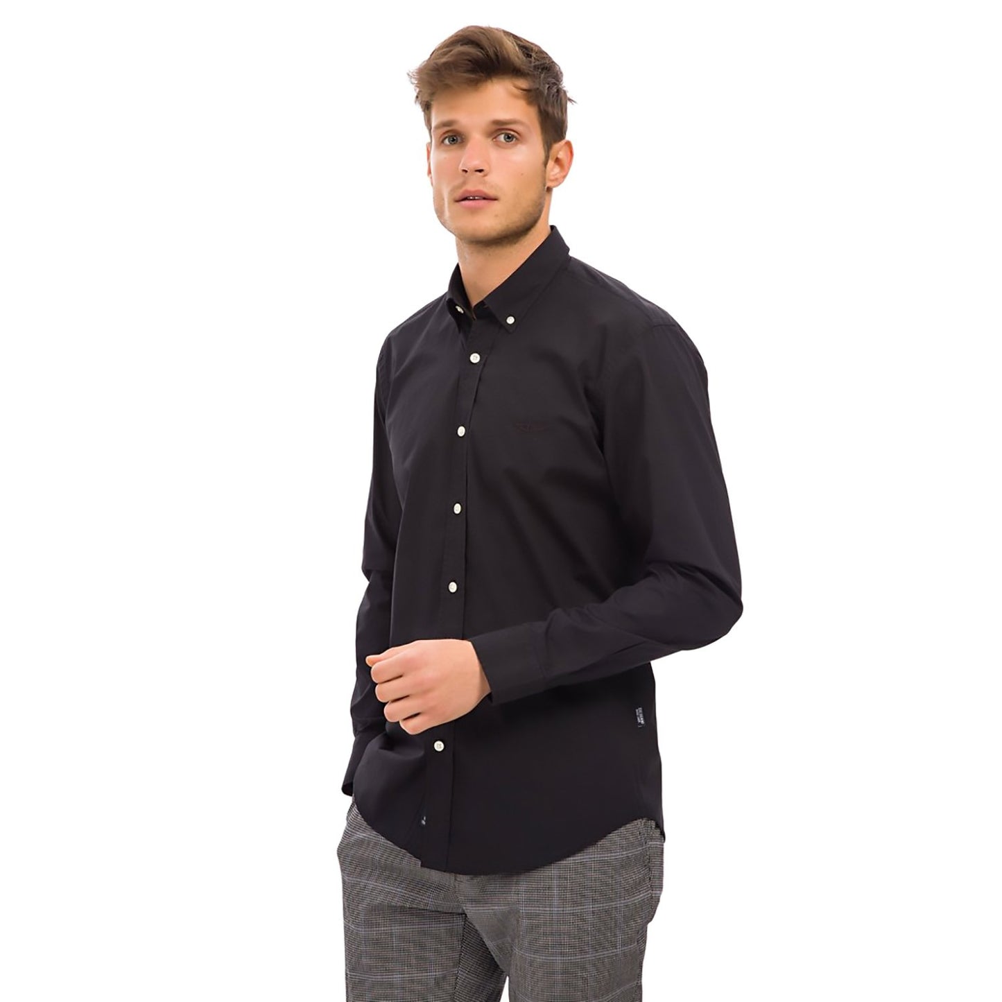 Galvanni Formal Shirt - Black - GLVWM10341061 M