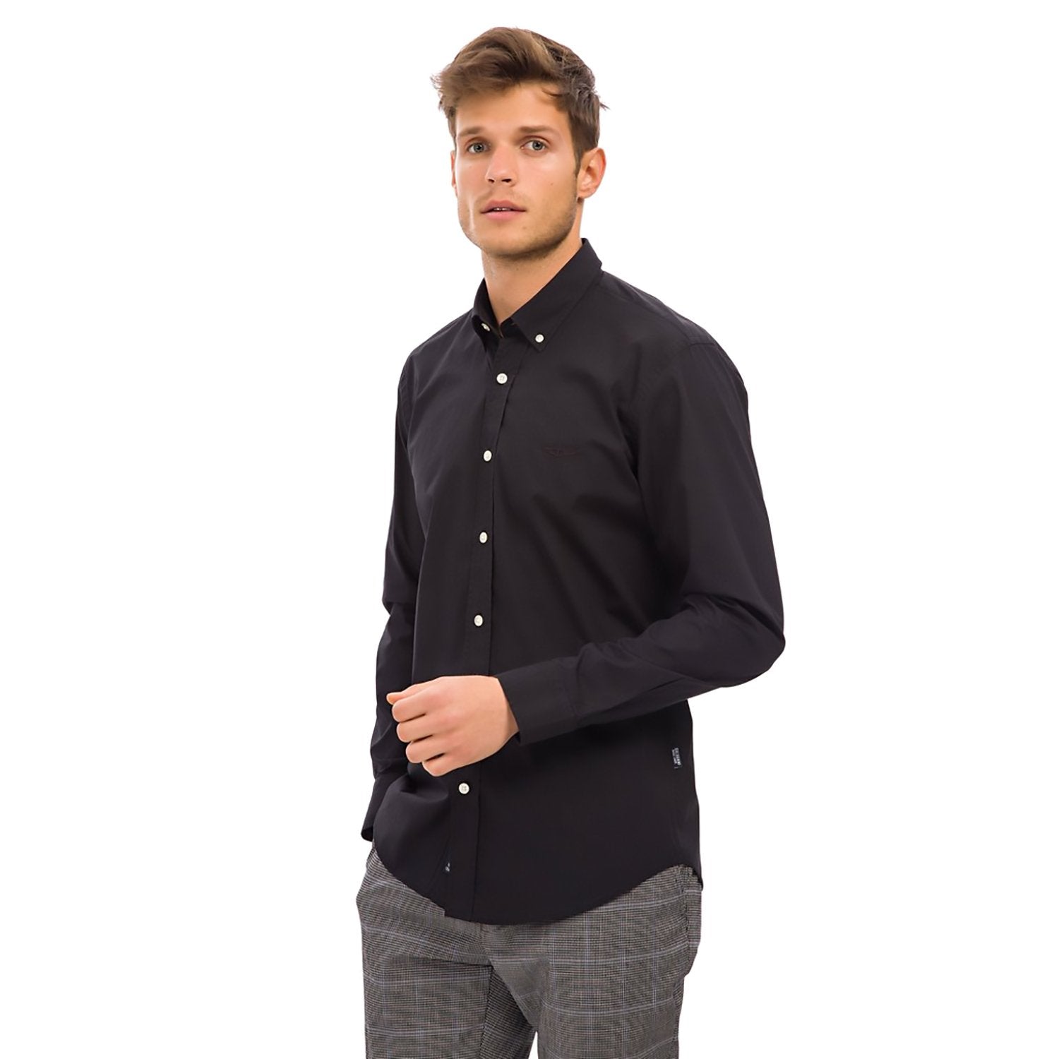 Galvanni Formal Shirt - Black - GLVWM10341061 M