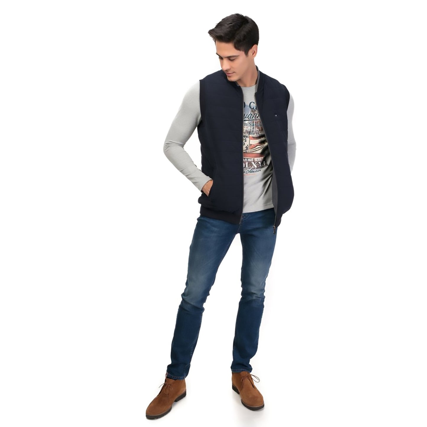 سترة جالفاني هيغيرا - أزرق - Glvwm67160341
