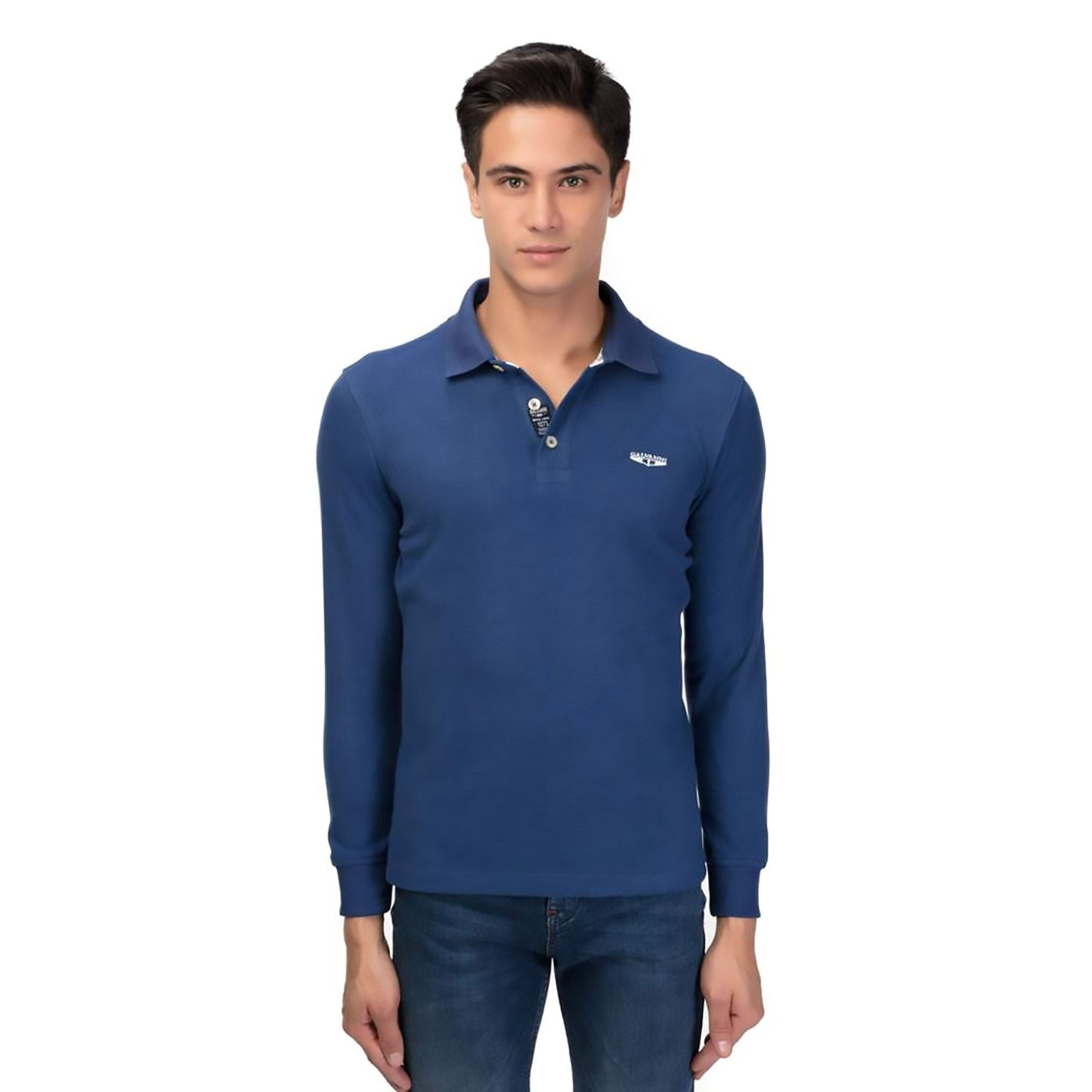 Galvanni Polo Sweater - Blue - GLVWM13160351 L