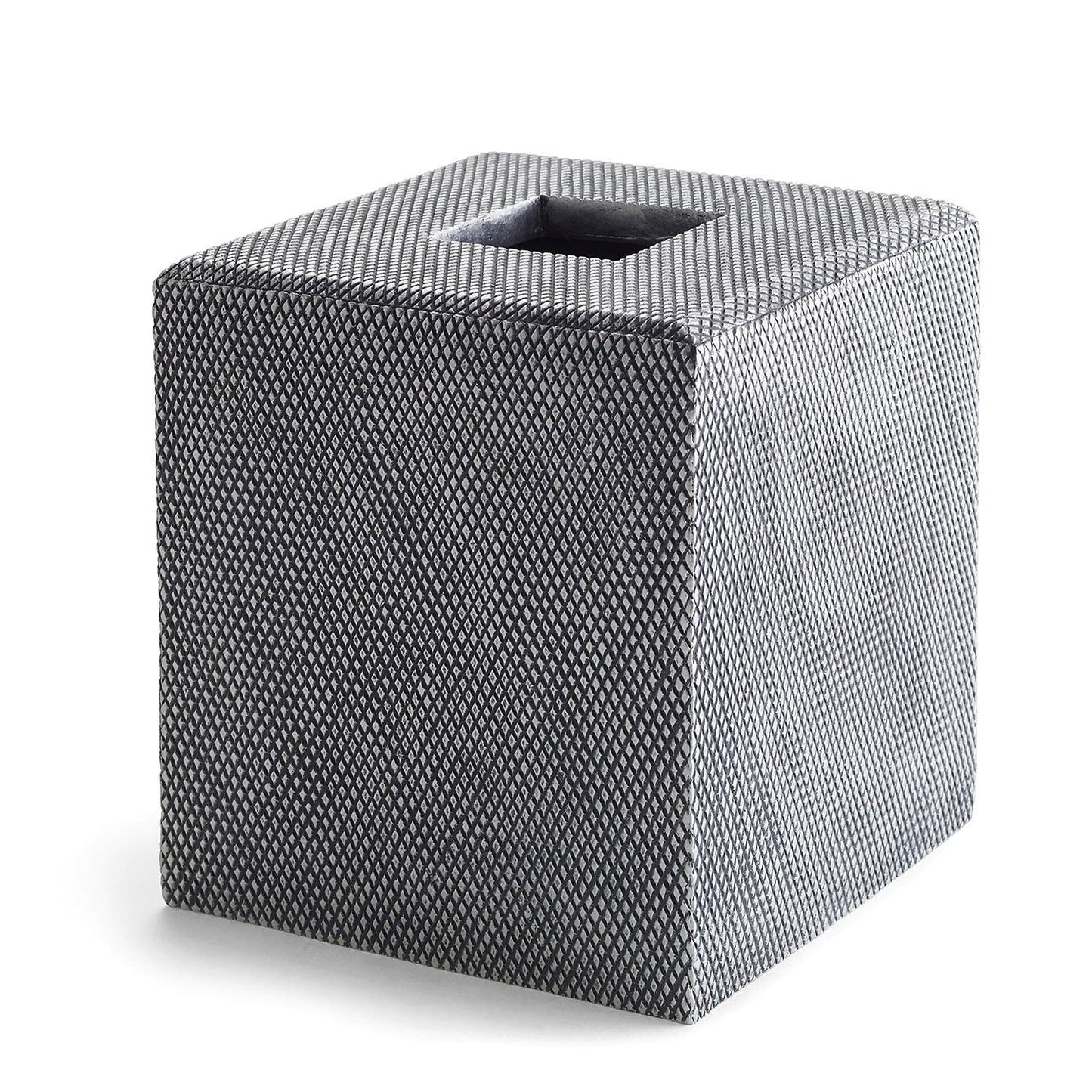 Kassatex Mesh Resin Tissue Holder - Dark Grey  - AMH-TH - Jashanmal Home