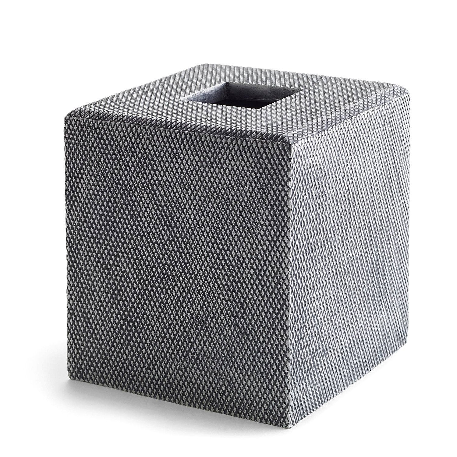 Kassatex Mesh Resin Tissue Holder - Dark Grey  - AMH-TH - Jashanmal Home