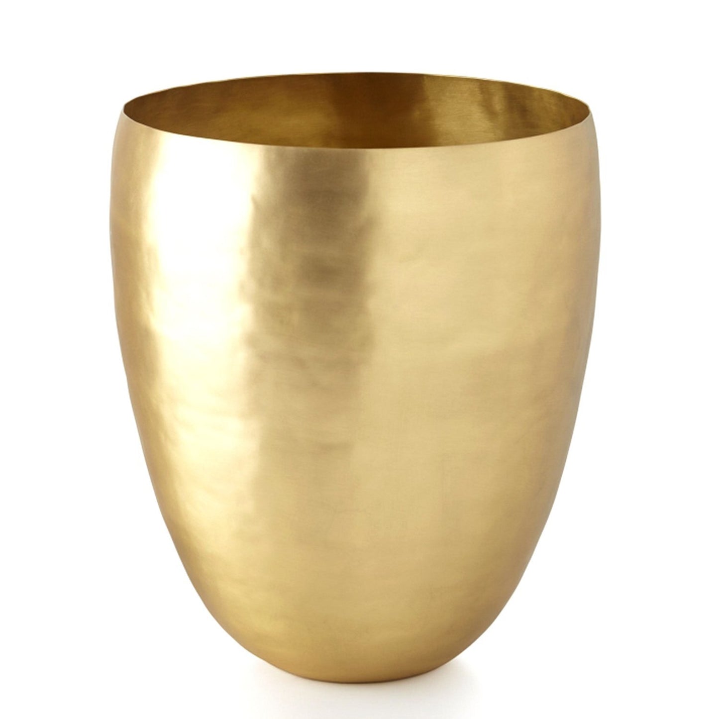 Kassatex Nile Brass Waste Basket - Gold - ANL-WB