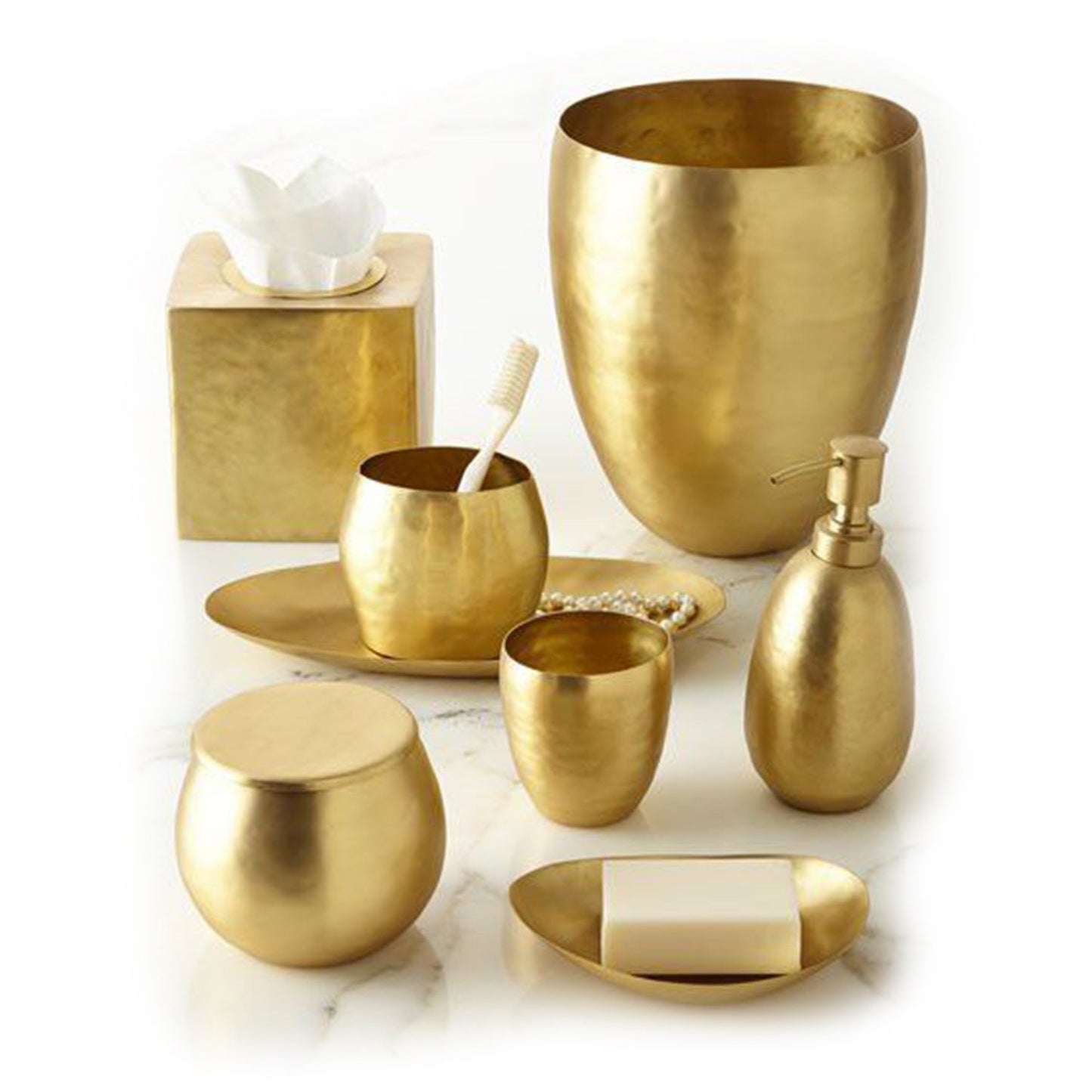 Kassatex Nile Brass Lotion Dispenser - Gold  - ANL-LD - Jashanmal Home