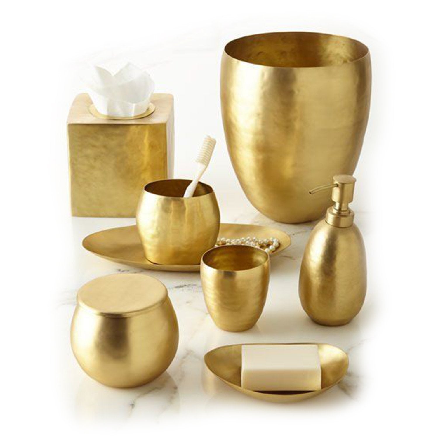 Kassatex Nile Brass Lotion Dispenser - Gold  - ANL-LD - Jashanmal Home