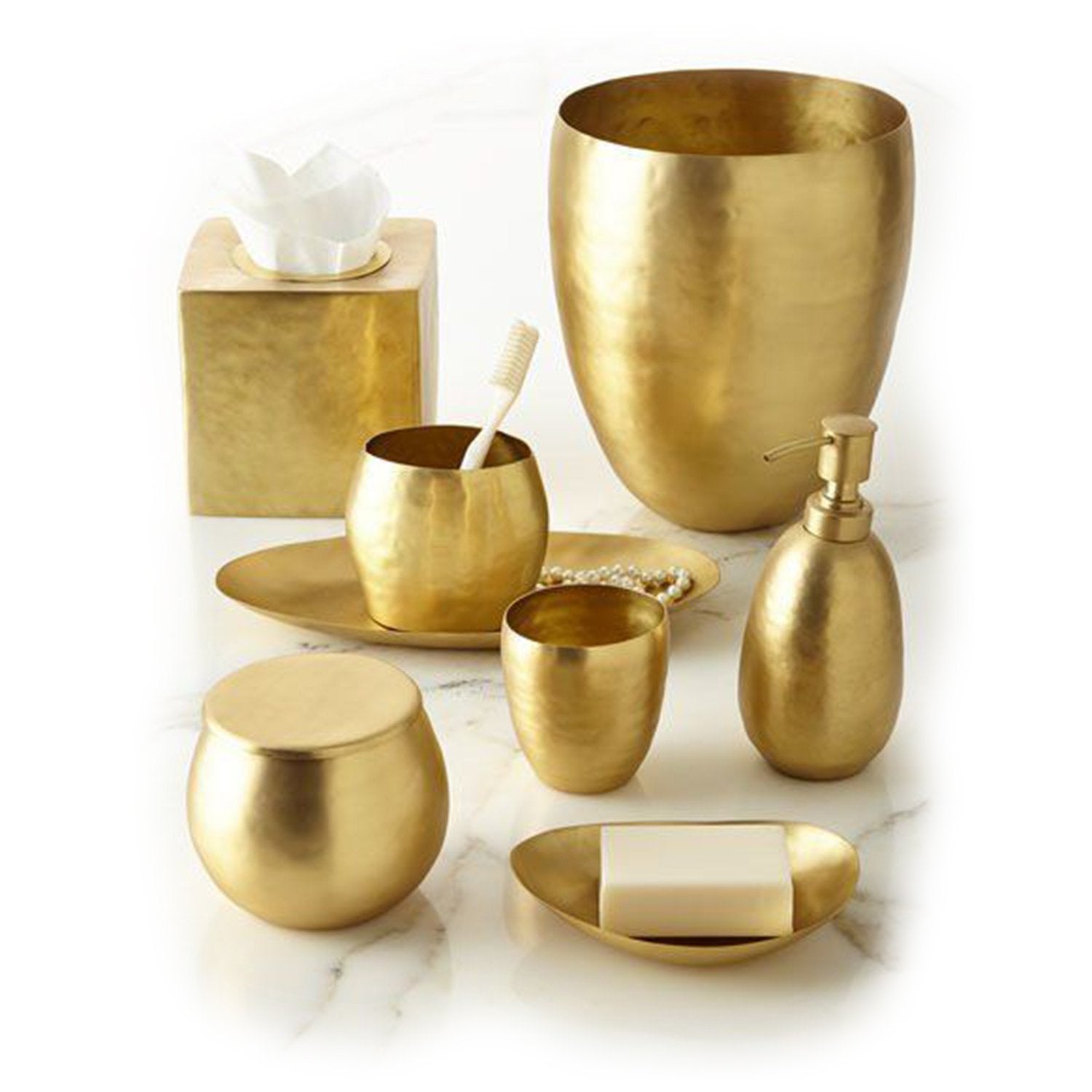 Kassatex Nile Brass Toothbrush Holder - Gold - ANL-TBH - Jashanmal Home