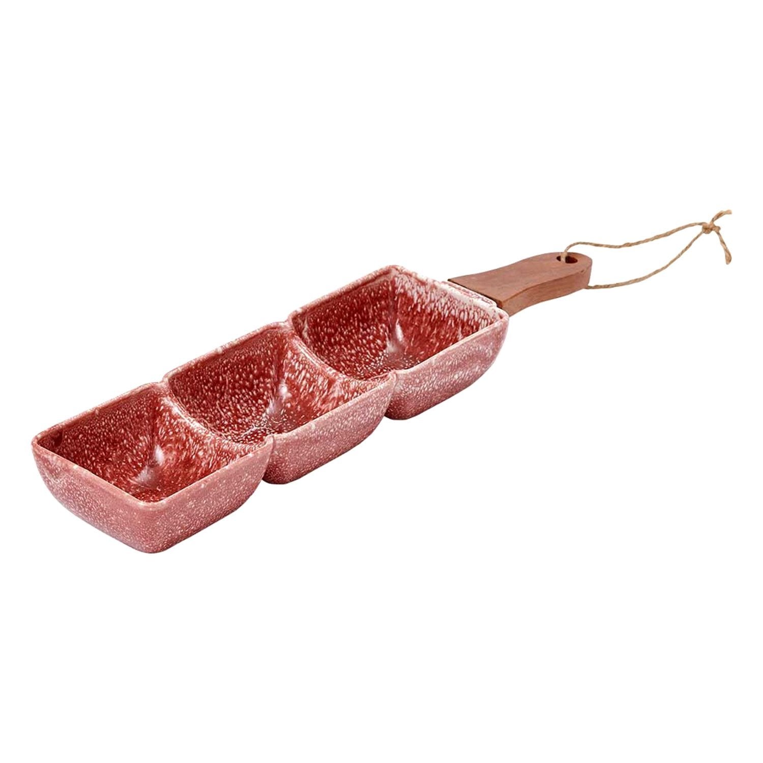 Ladelle Graze 3 Part Square Serving Stick- Red - 61780 - Jashanmal Home