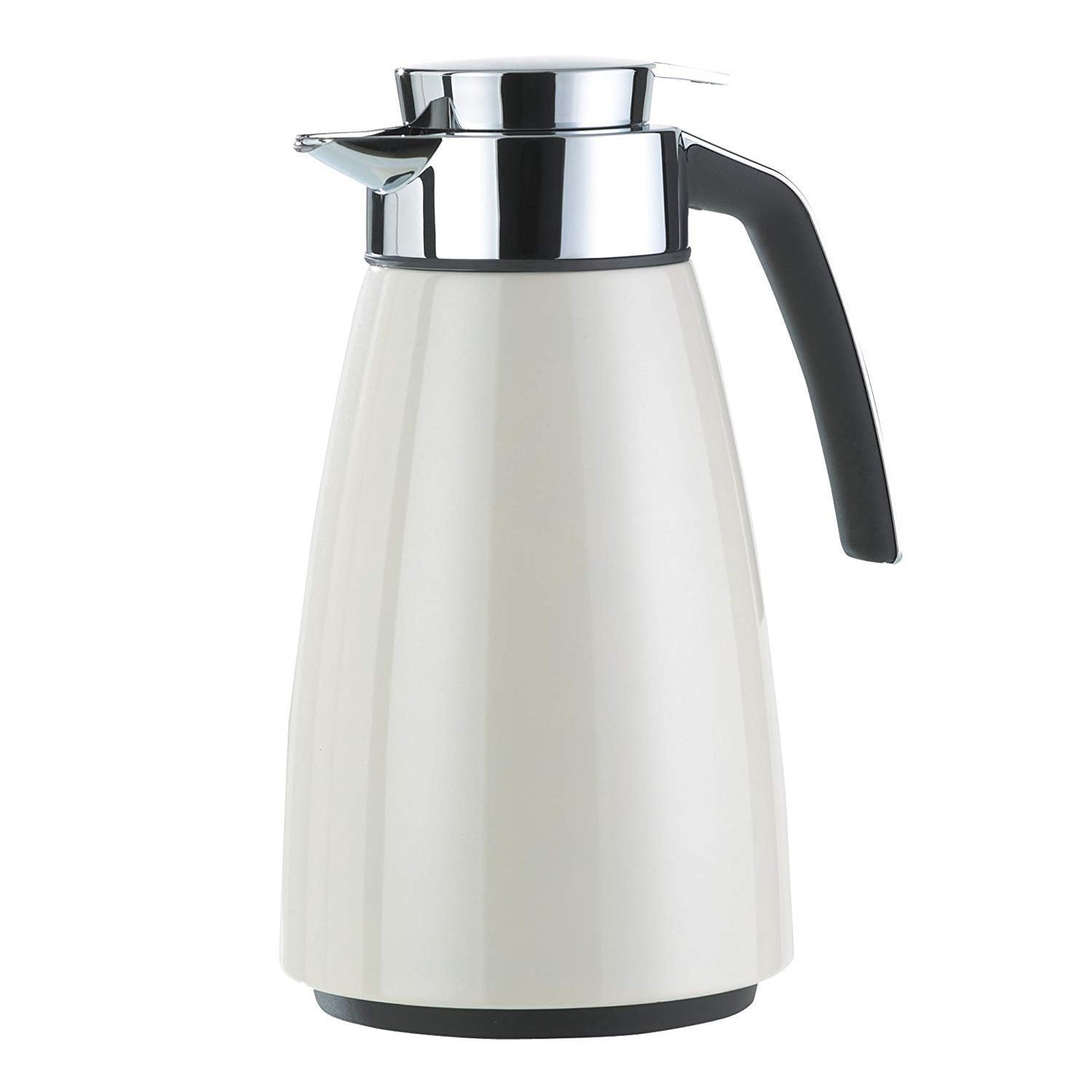Emsa Bell Quick Tip Flask - Crome and White, 1.5 Litres - 2259230 - Jashanmal Home