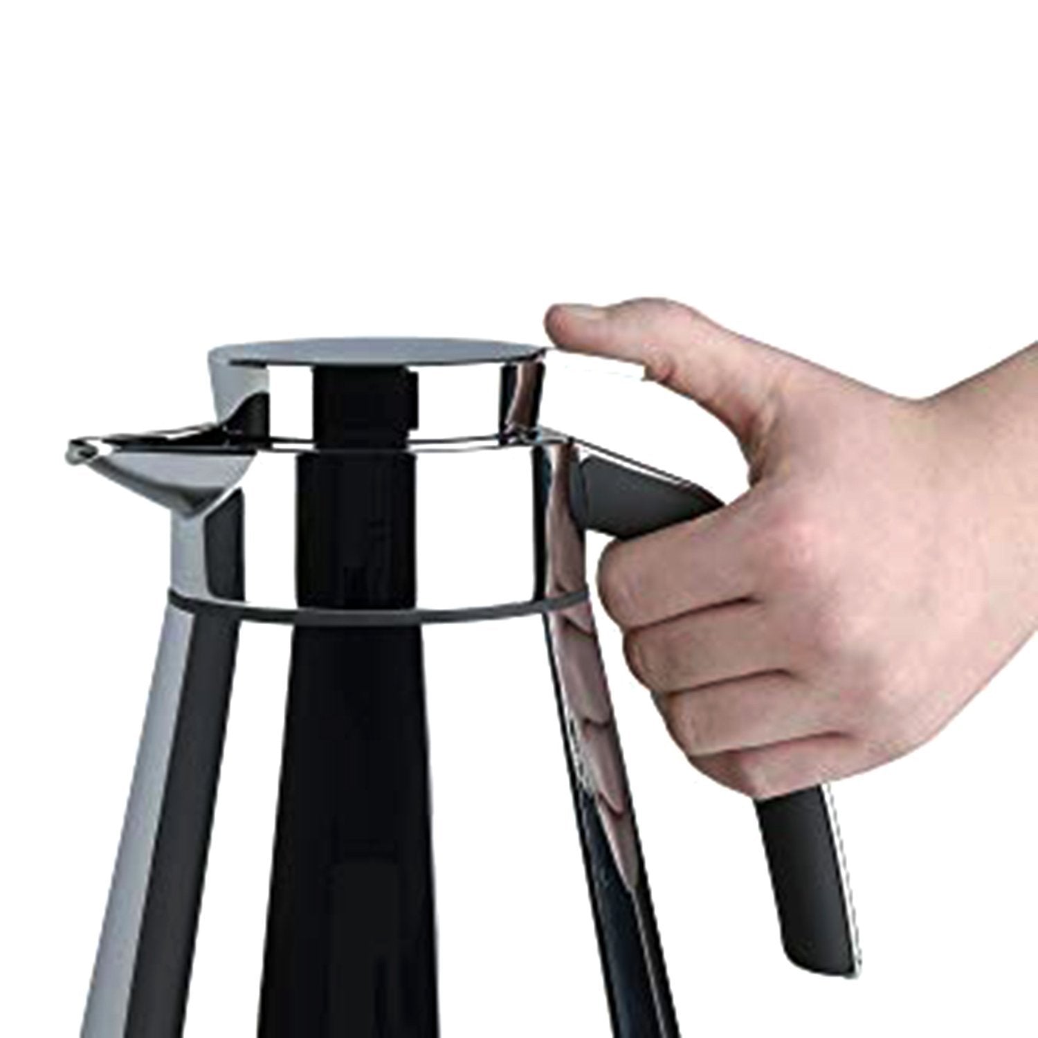 Emsa Cone Quick Tip Vacuum Jug - Chrome, 1.5 Litres - 2259484 - Jashanmal Home