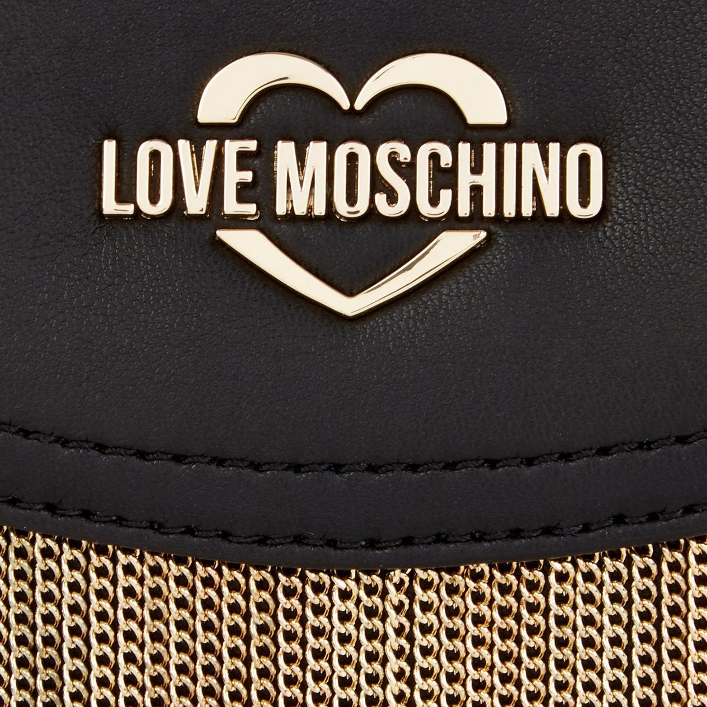 حقيبة كروس بودي Love Moschino ذات الشراشيب - نيرو - Jc4251Pp08Kh0000 Osz