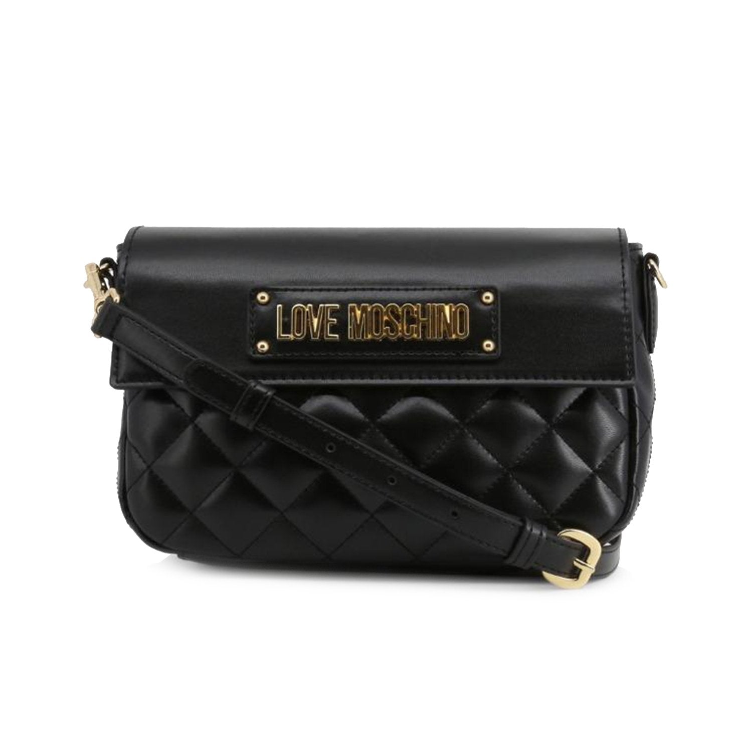 Love Moschino Quilted Crossbody Bag - Nero - JC4200PP08KA0000 OSZ